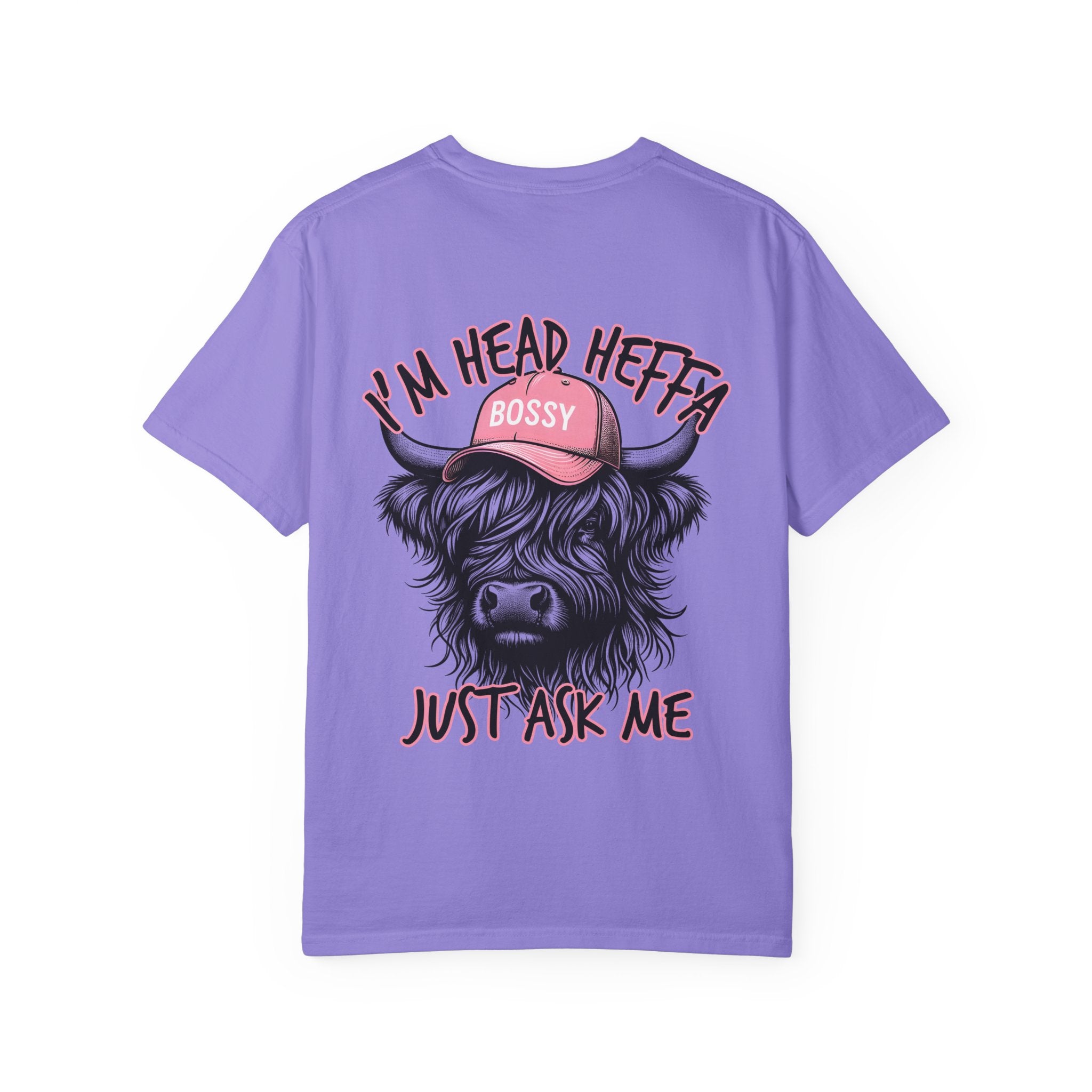 I'm Head Heffa T Shirt Highland Cow Bossy Graphic Tee