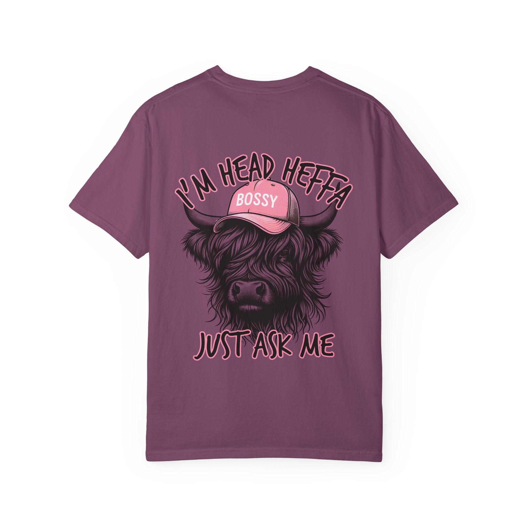 I'm Head Heffa T Shirt Highland Cow Bossy Graphic Tee