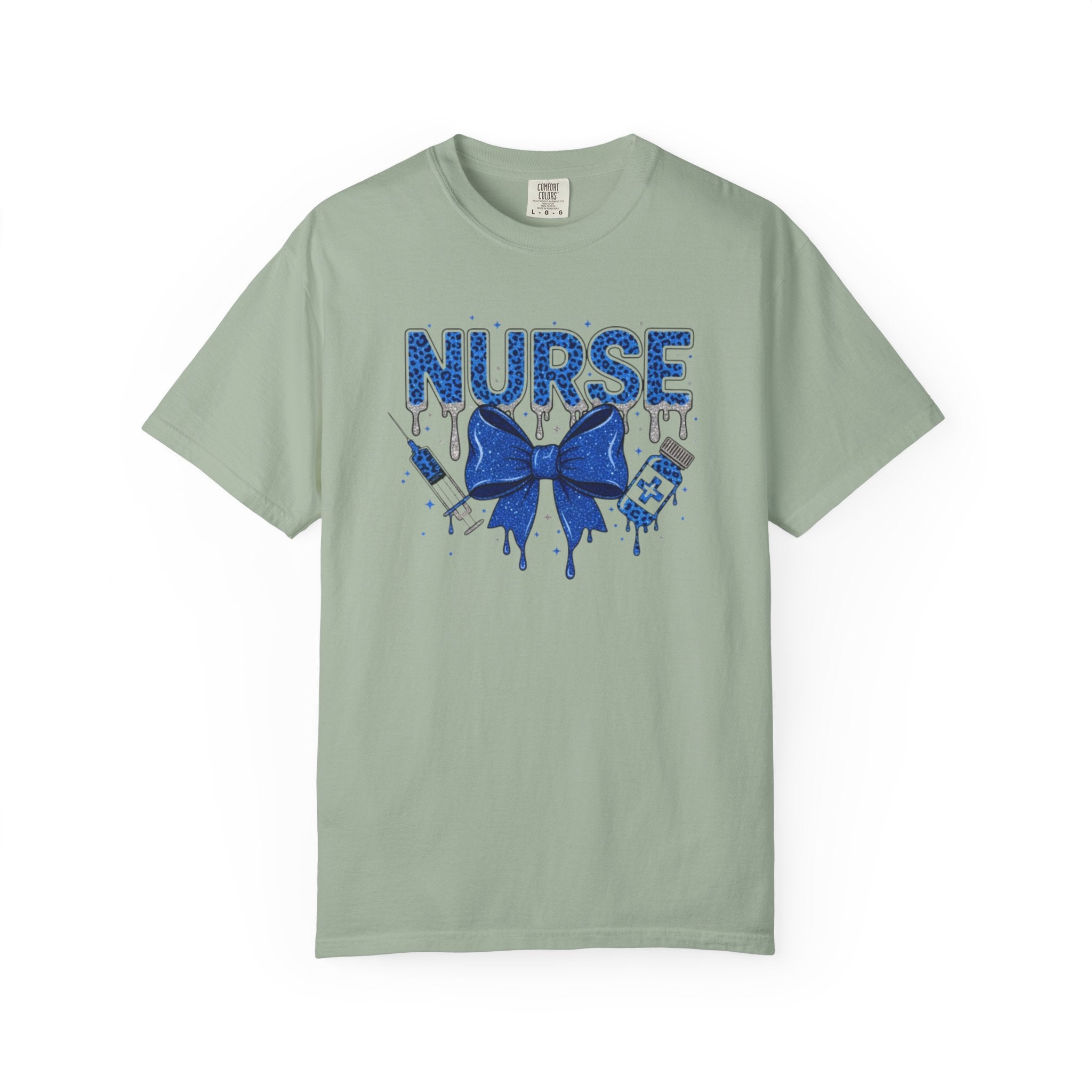 Nurse Blue Ribbon Graphic T Shirt Medical Nurse Appreciation Tee