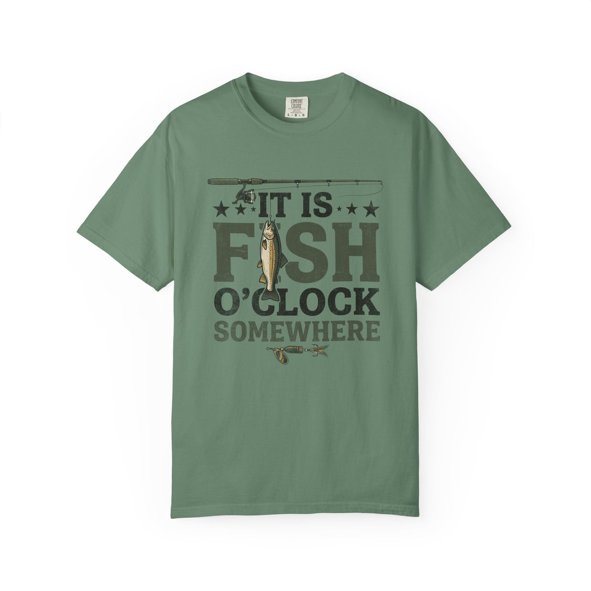 It Is Fish O Clock T Shirt Fishing Graphic Tee