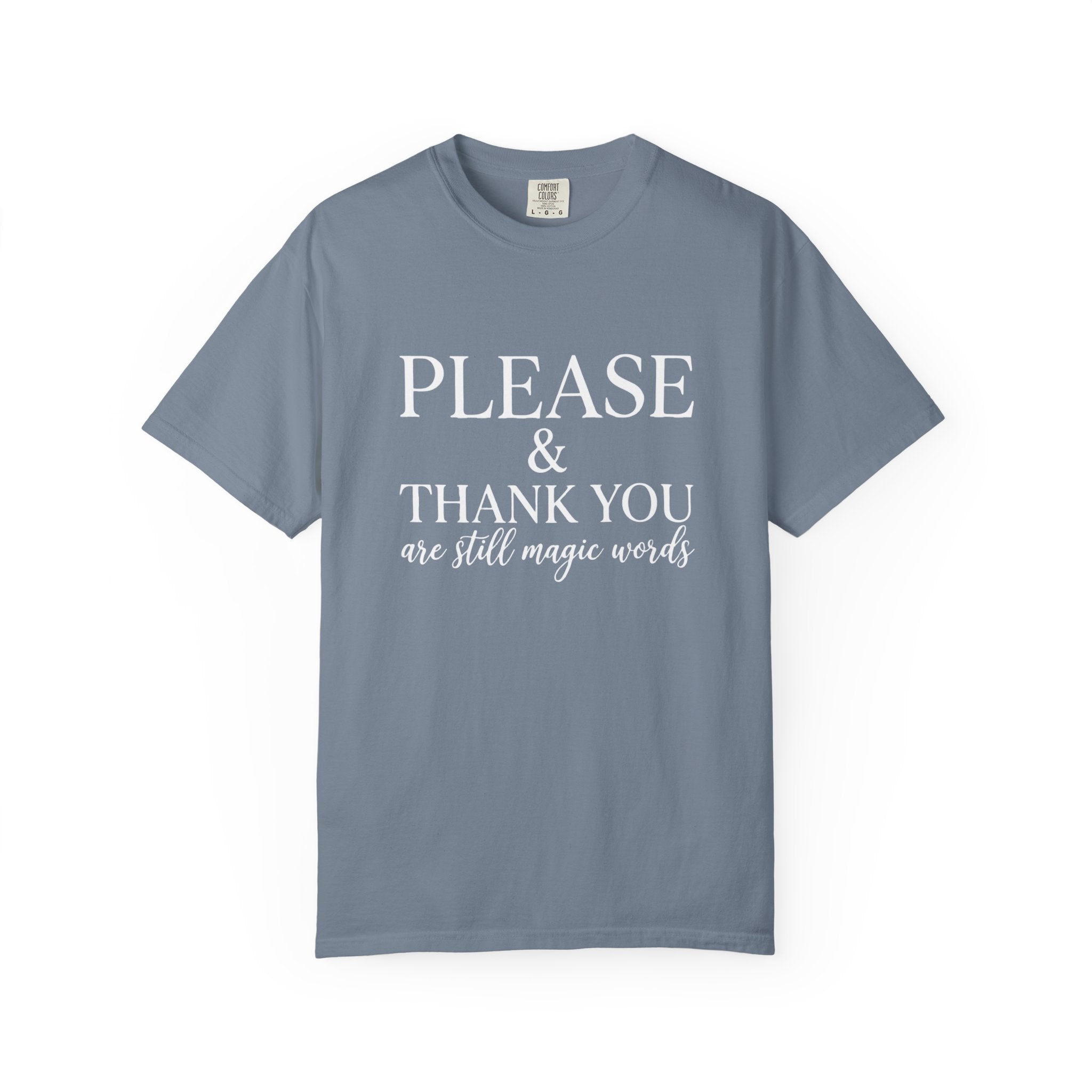 Please and Thank You T‑Shirt Please and Thank You are still magic words Graphic Tee