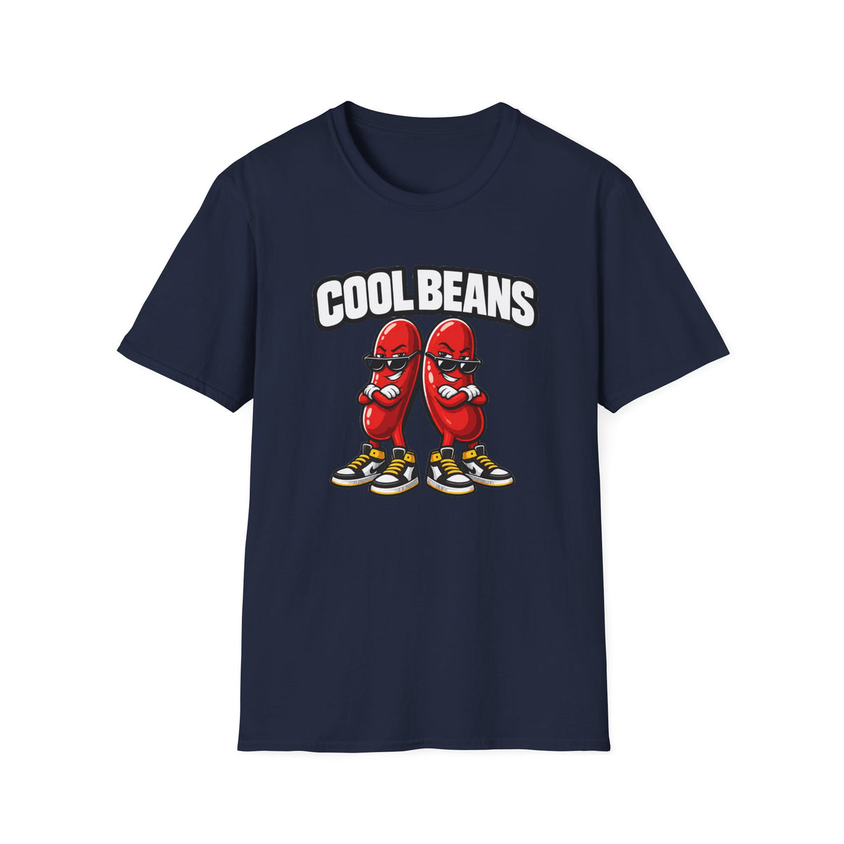 Cool Beans T‑Shirt — Retro Cartoon Funny Graphic Tee