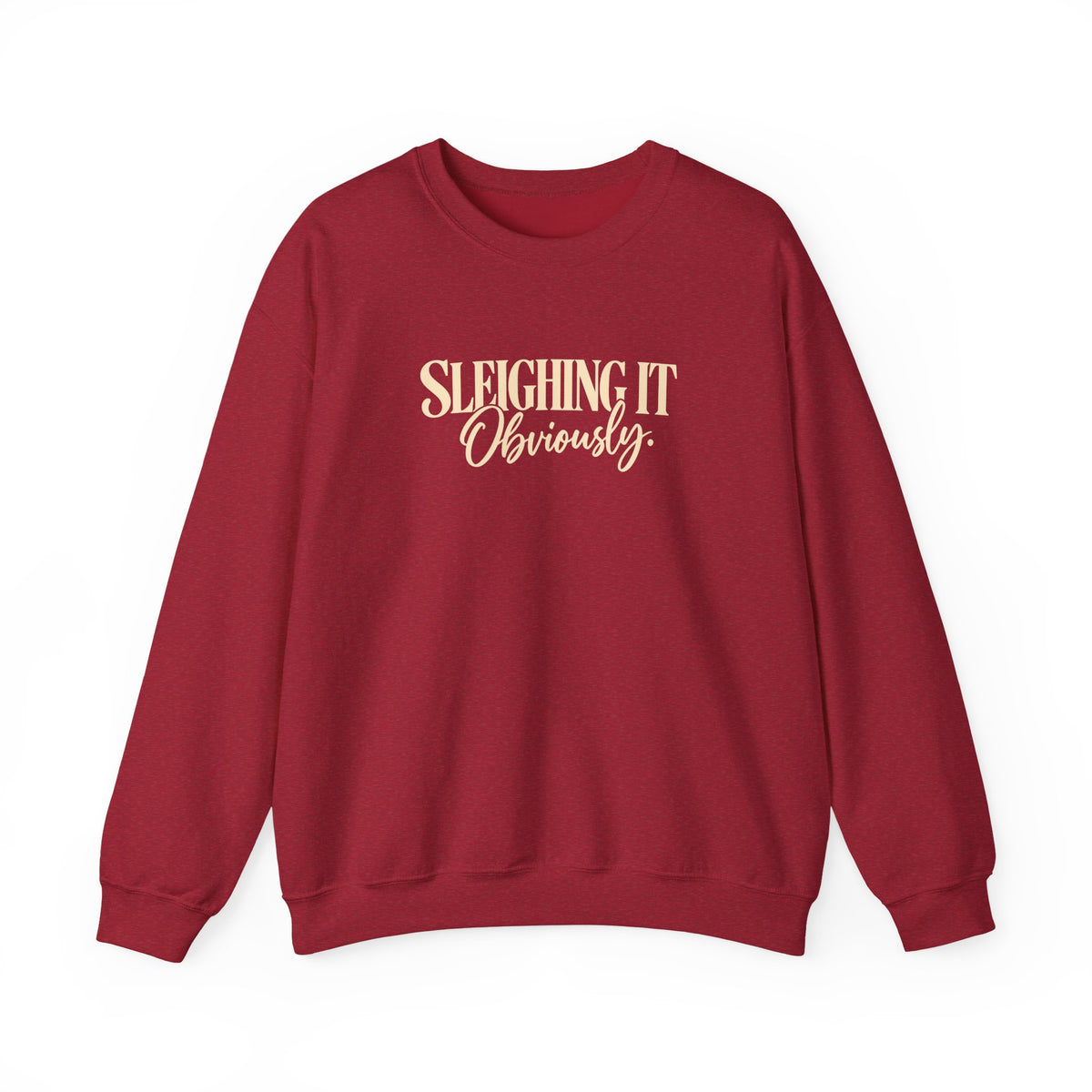 Sleighing It Obviously Crewneck Sweatshirt