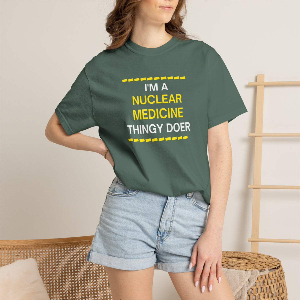 Nuclear Medicine Thingy Doer TShirt Funny Tech Medical Radiology Tee