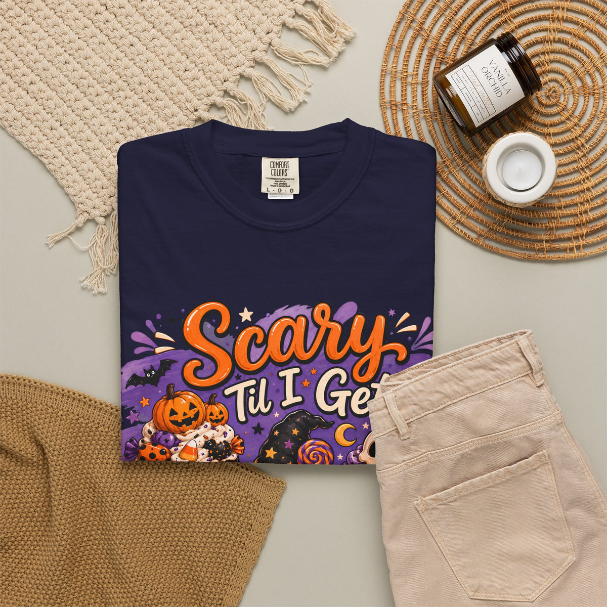 Halloween Coffee T Shirt Scary Til I Get My Coffee