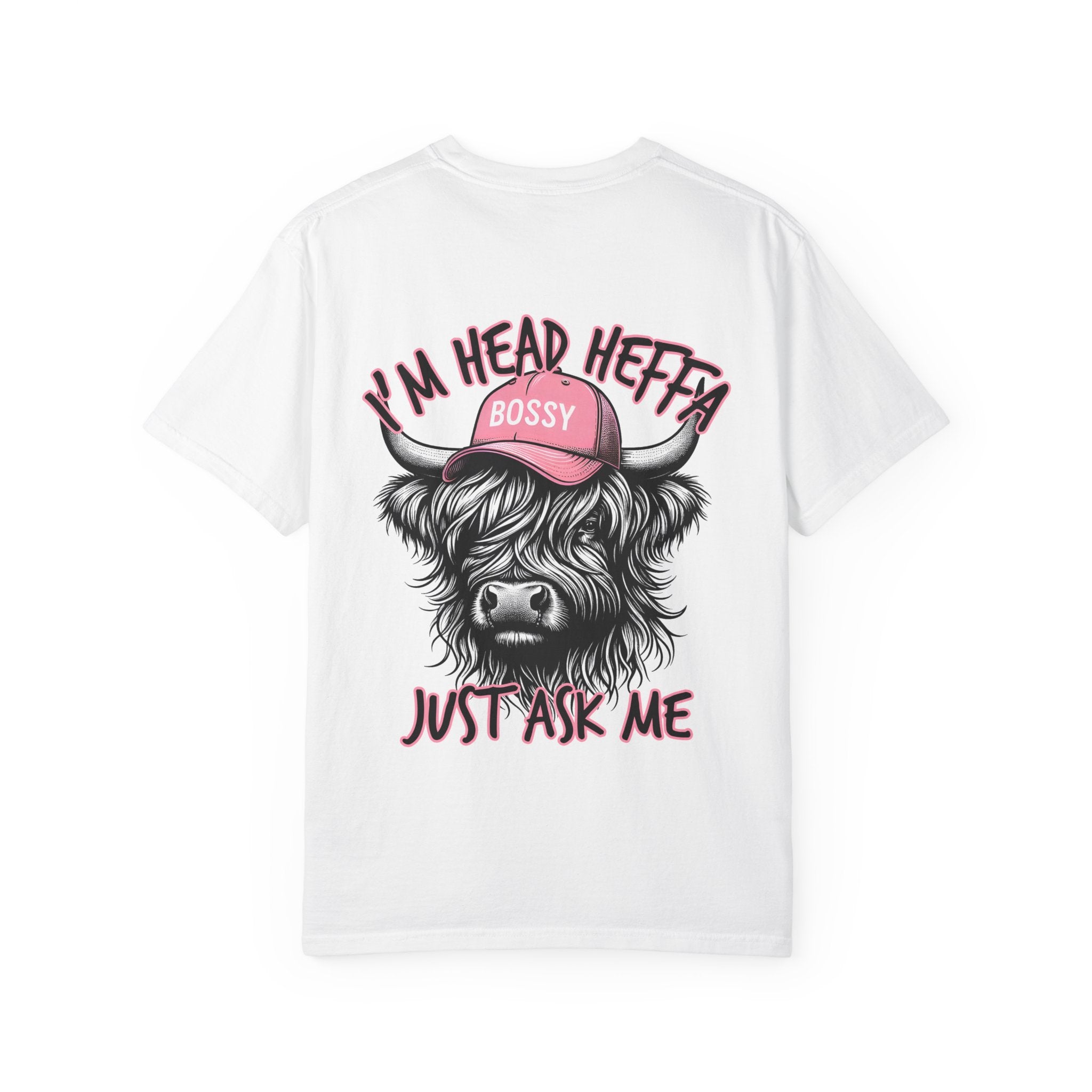I'm Head Heffa T Shirt Highland Cow Bossy Graphic Tee