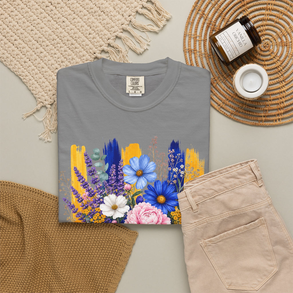 Floral Brushstroke Bouquet T Shirt