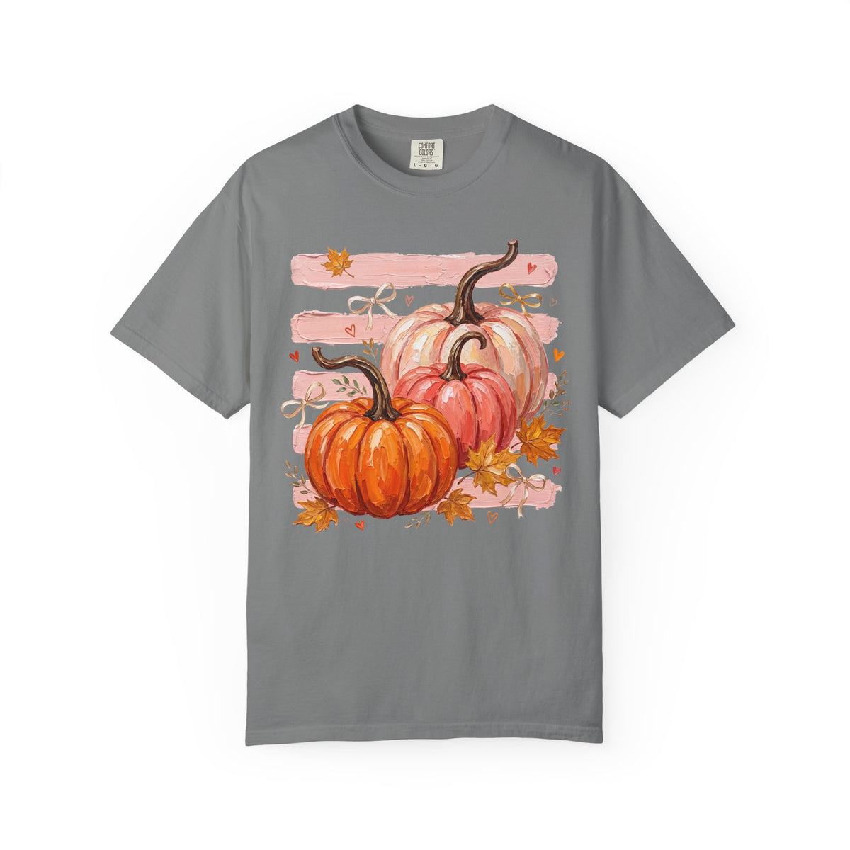 Pumpkin Harvest Tee Shirt Autumn Watercolor Pumpkins Tee