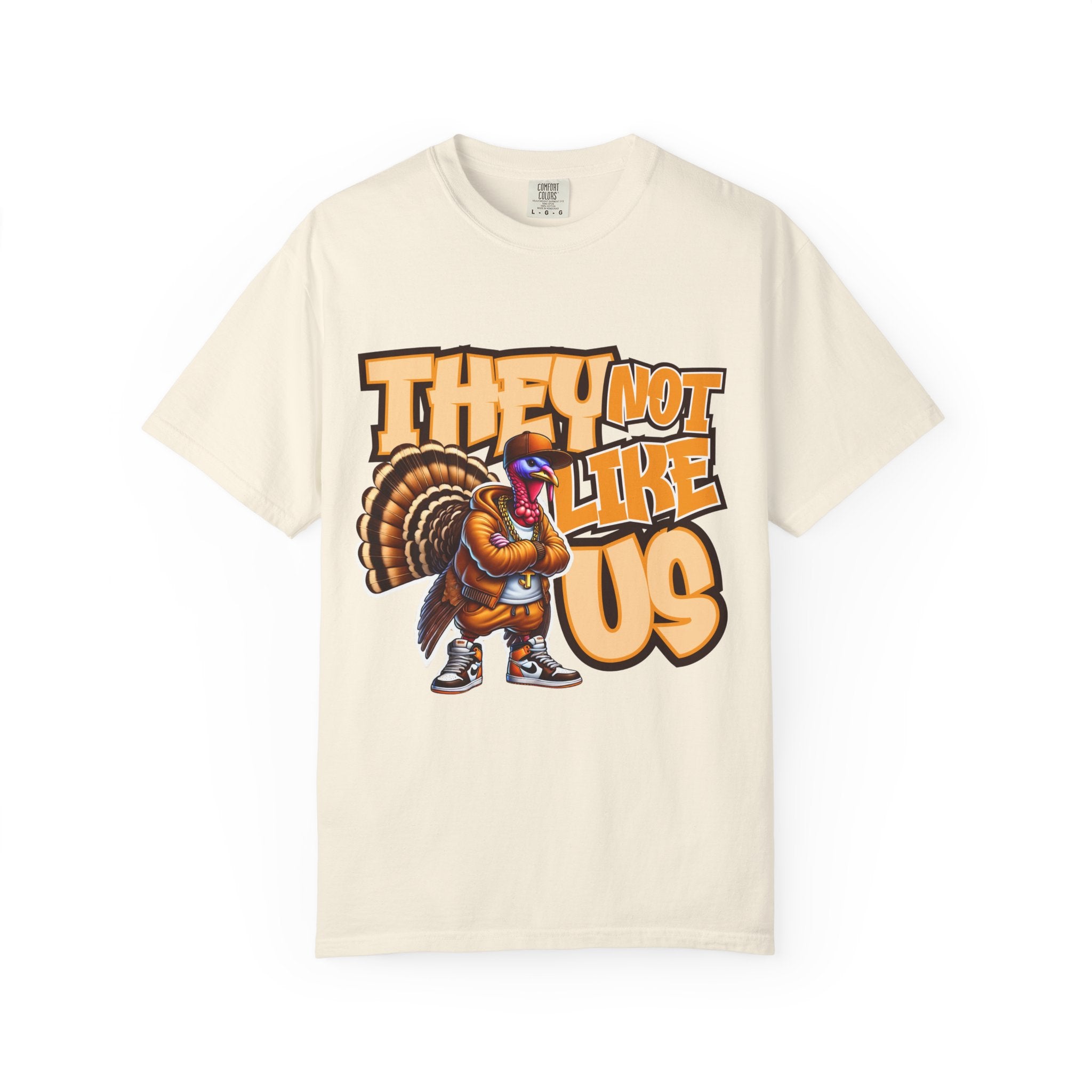 Thanksgiving Turkey Graphic T Shirt They Not Like Us Streetwear Tee