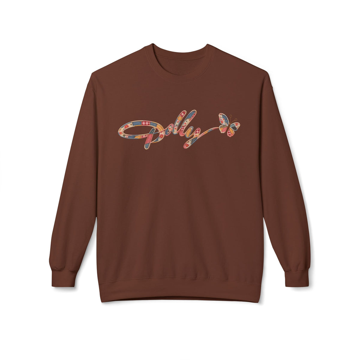 Dolly Inspired Sweatshirt Patchwork Butterfly Crewneck Country Music Shirt Southern Graphic Sweatshirt