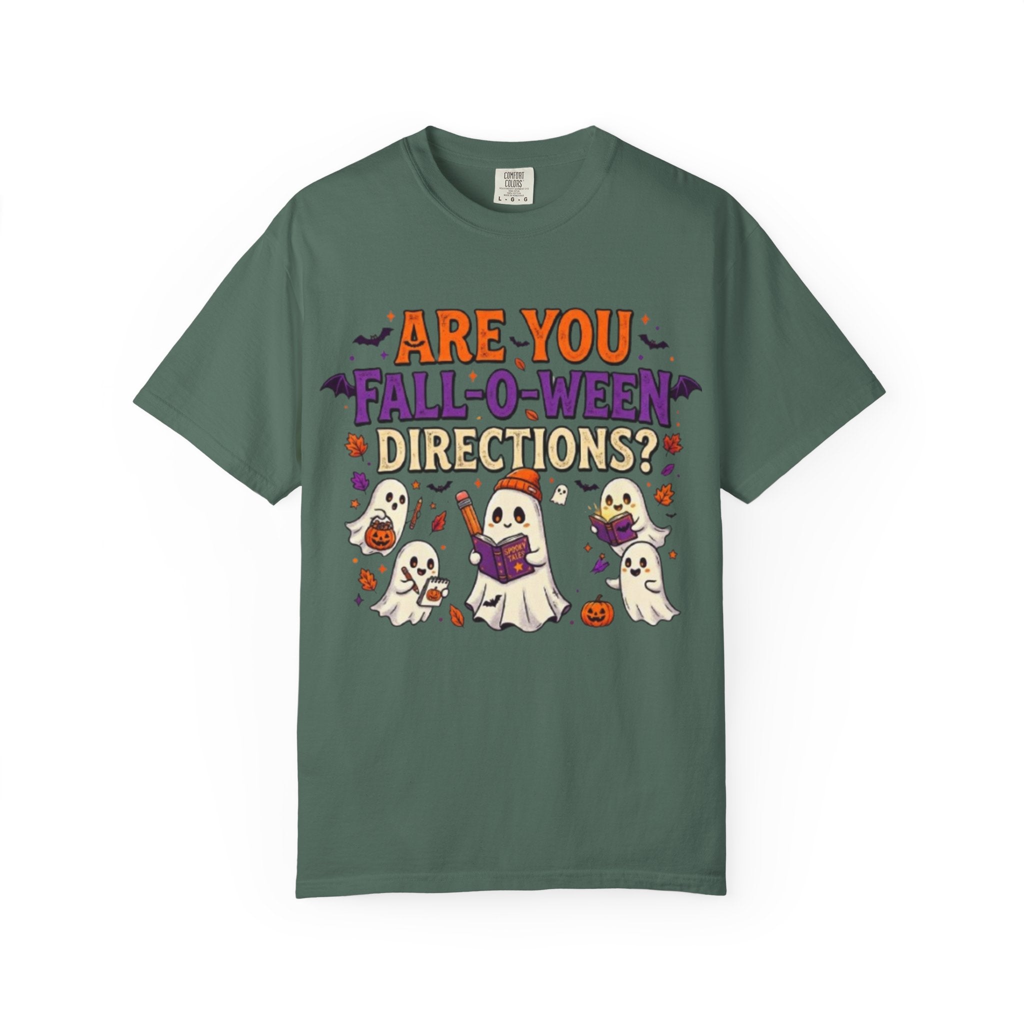 Are You Fall-O-Ween Directions? Halloween Ghosts Graphic T-Shirt