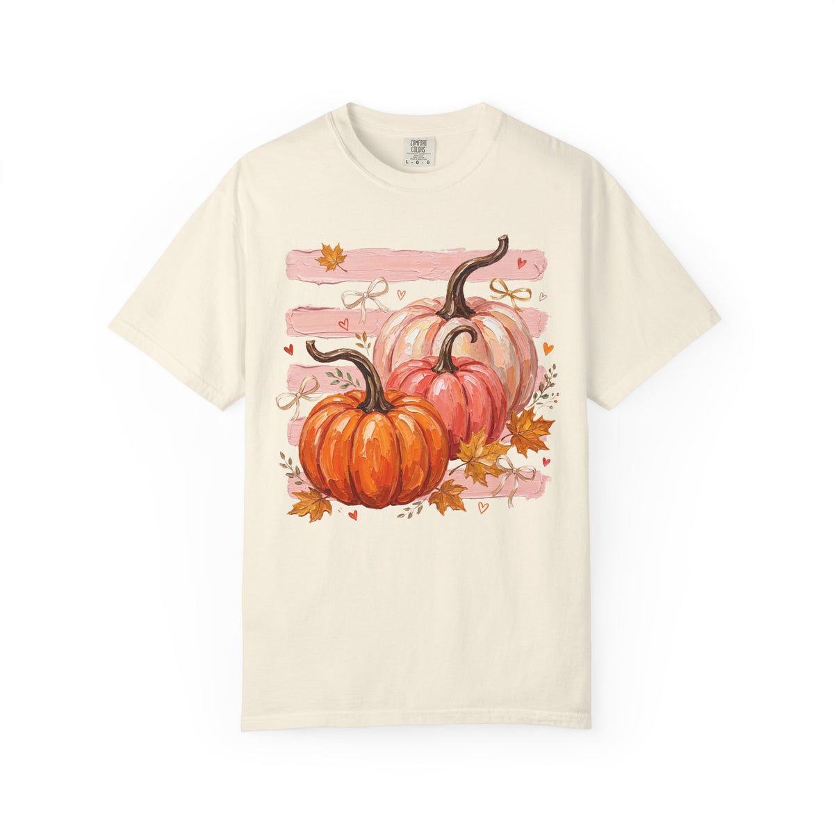 Pumpkin Harvest Tee Shirt Autumn Watercolor Pumpkins Tee