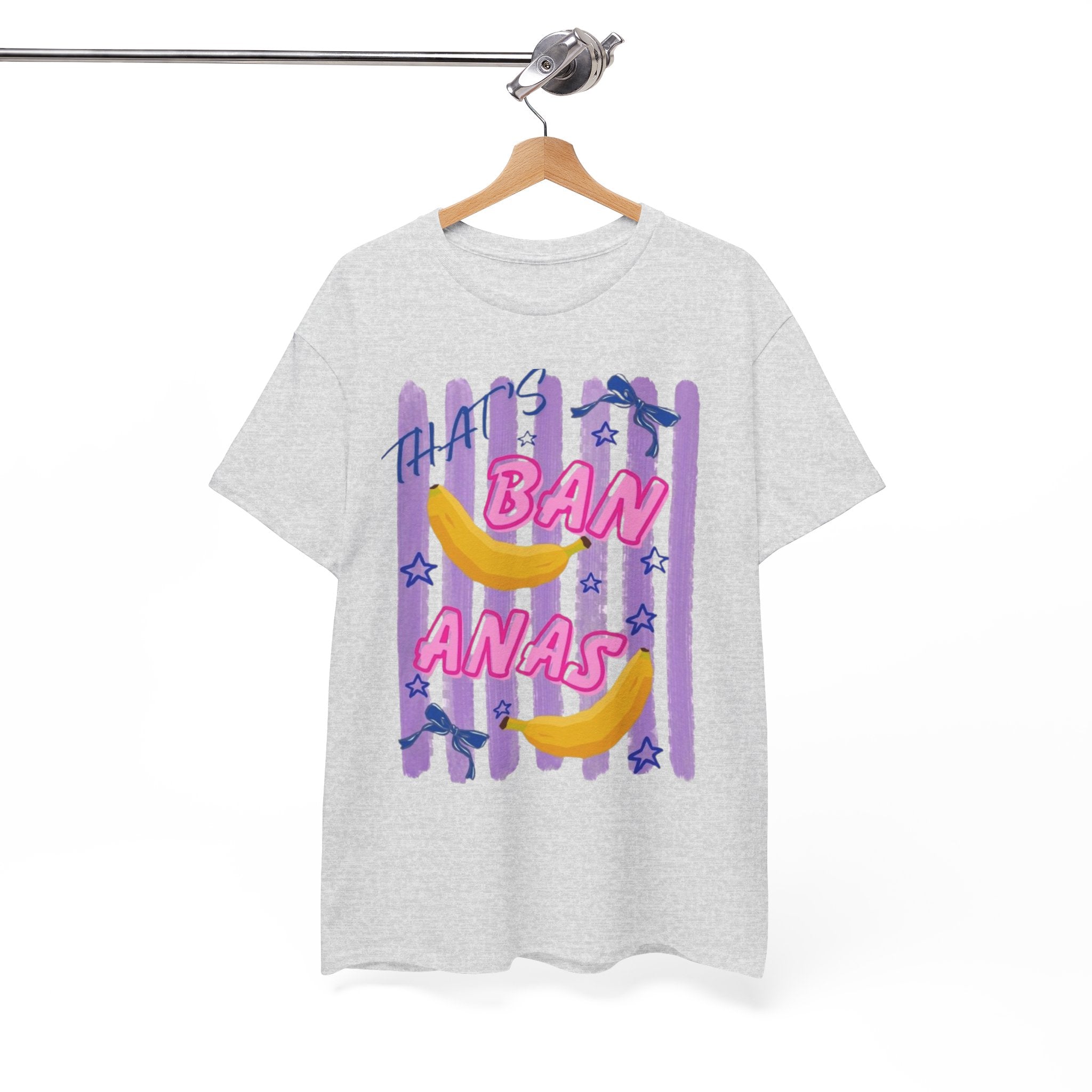 Bananas Graphic Tee — Playful Retro Banana Design with 'Ban Anas' Text