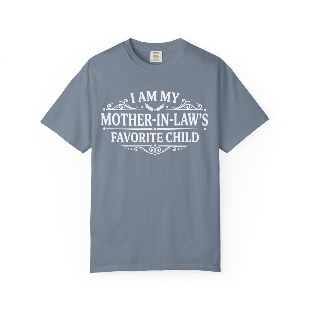 Mother in Laws Favorite Child T Shirt Funny Family Gift Tee