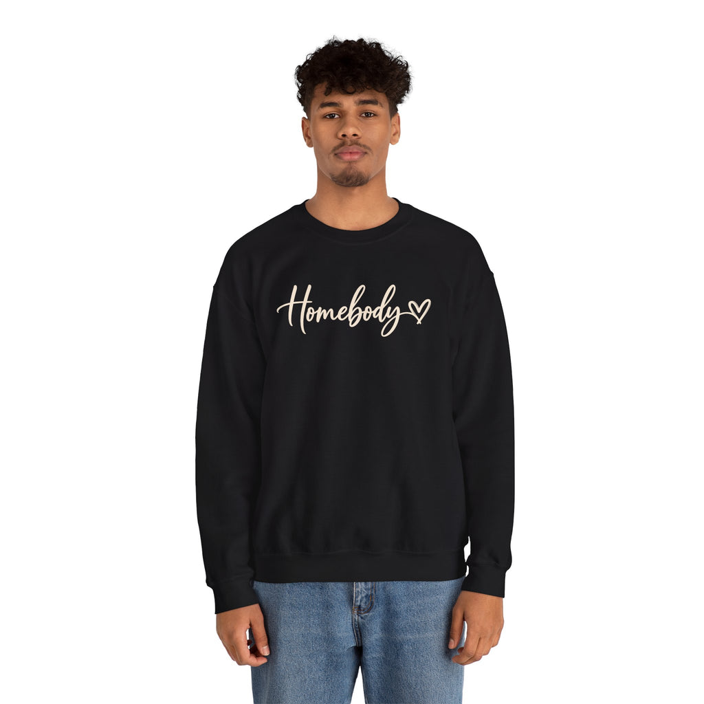 Homebody Crewneck Sweatshirt Cozy Homebody Pullover with Heart