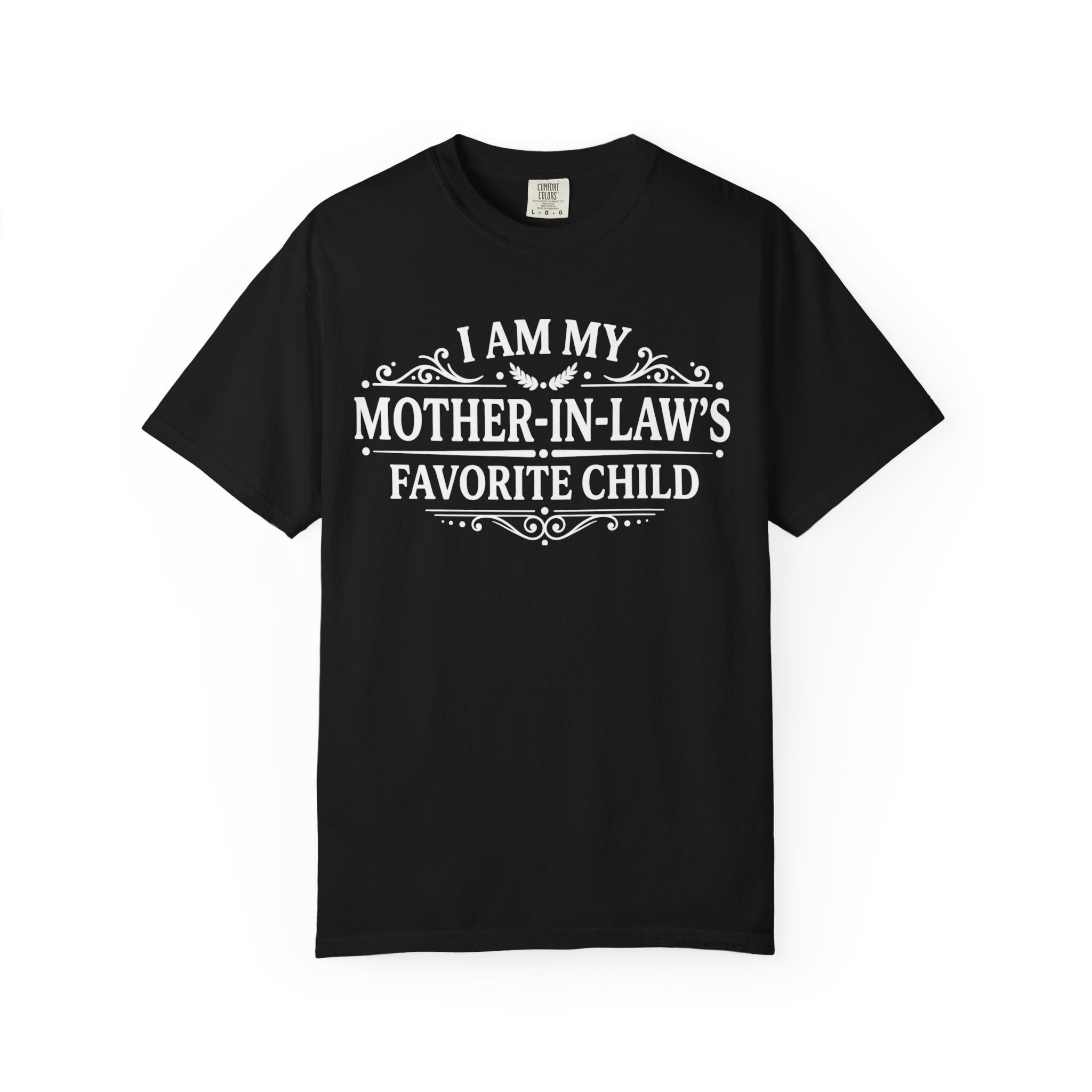 Mother in Laws Favorite Child T Shirt Funny Family Gift Tee