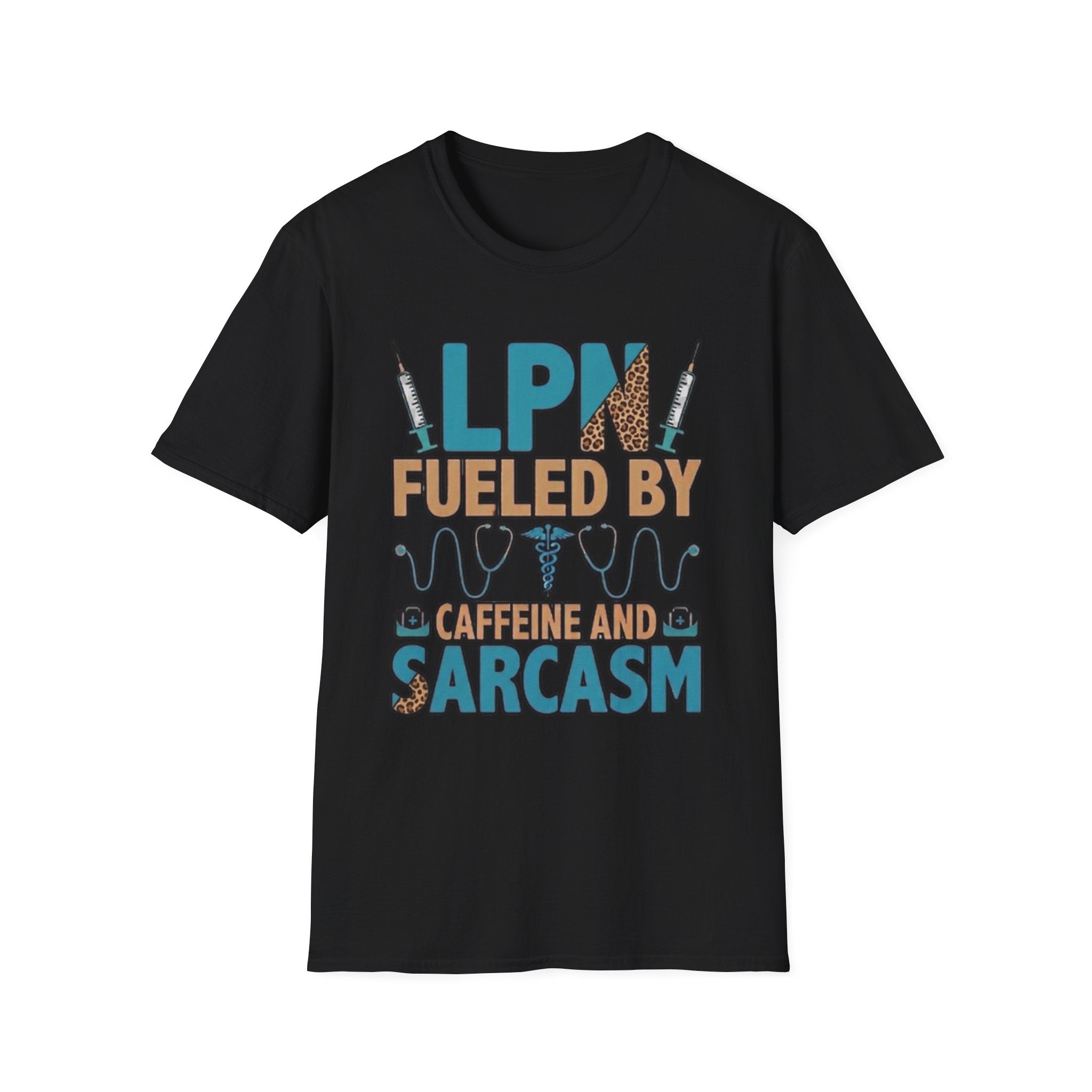 LPN Fueled By Caffeine & Sarcasm T‑Shirt