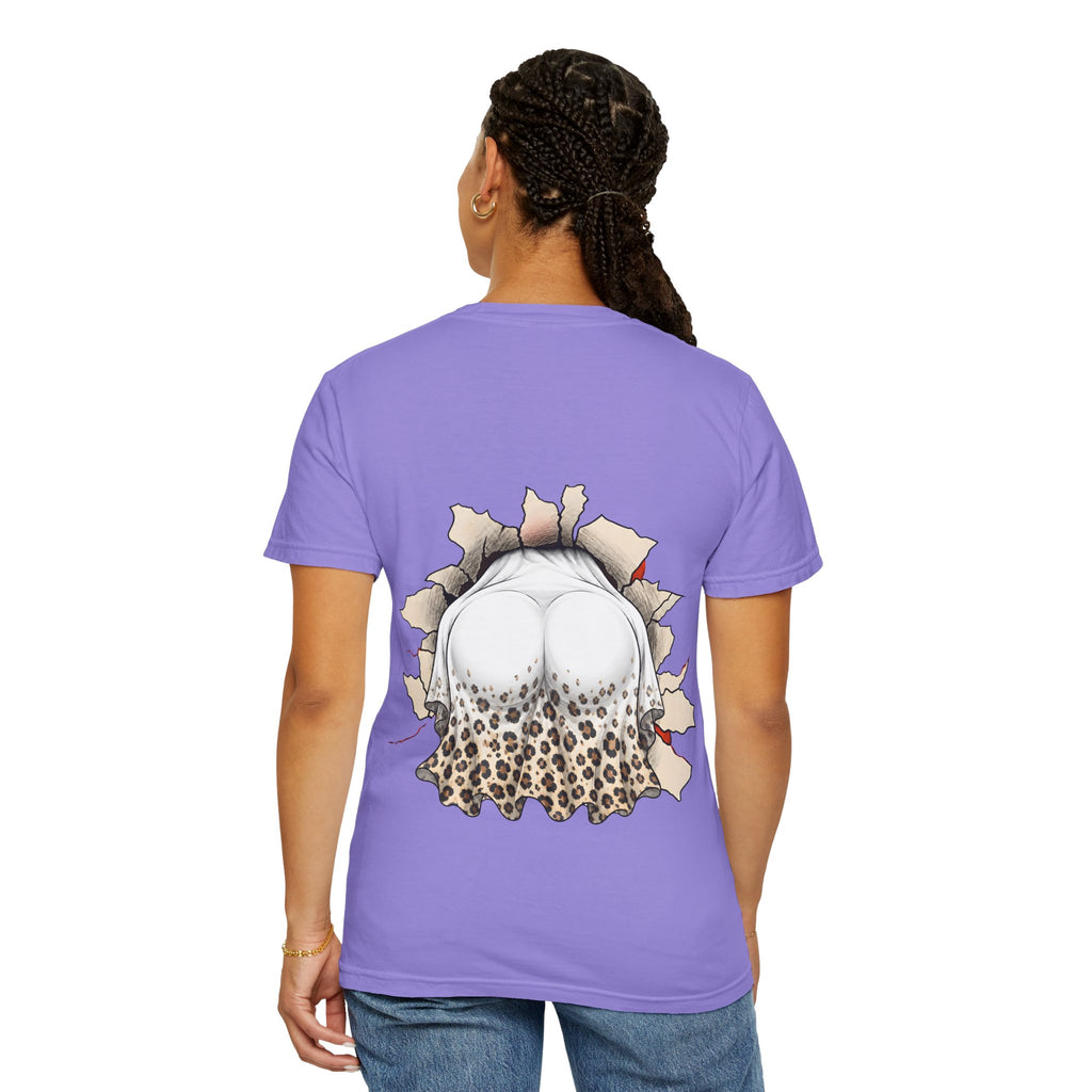 Halloween Gnome T-Shirt Funny Bubblegum Ghost and Leopard Butt Graphic Tee