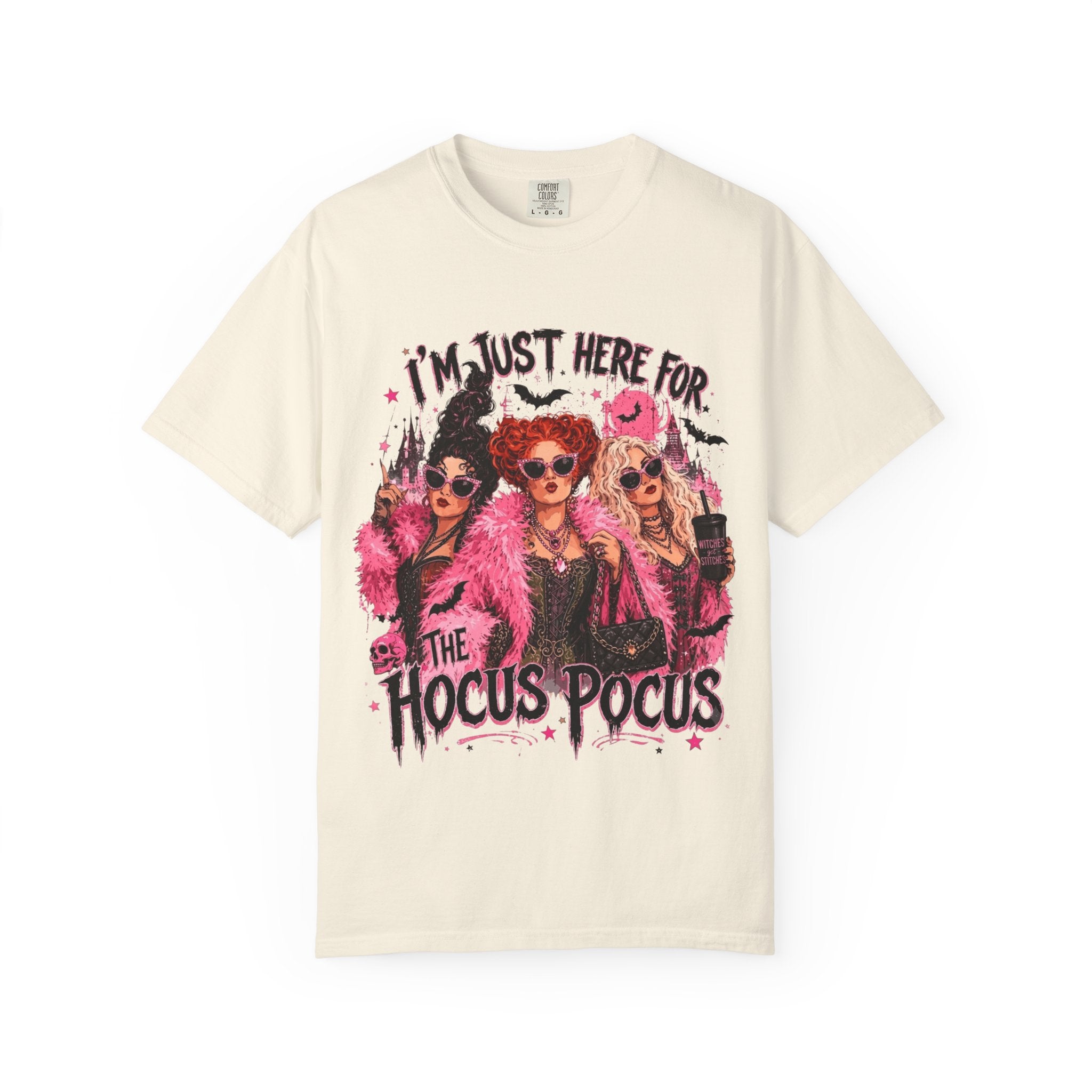 Hocus Pocus Graphic T Shirt Im Just Here for the Hocus Pocus Halloween Tee