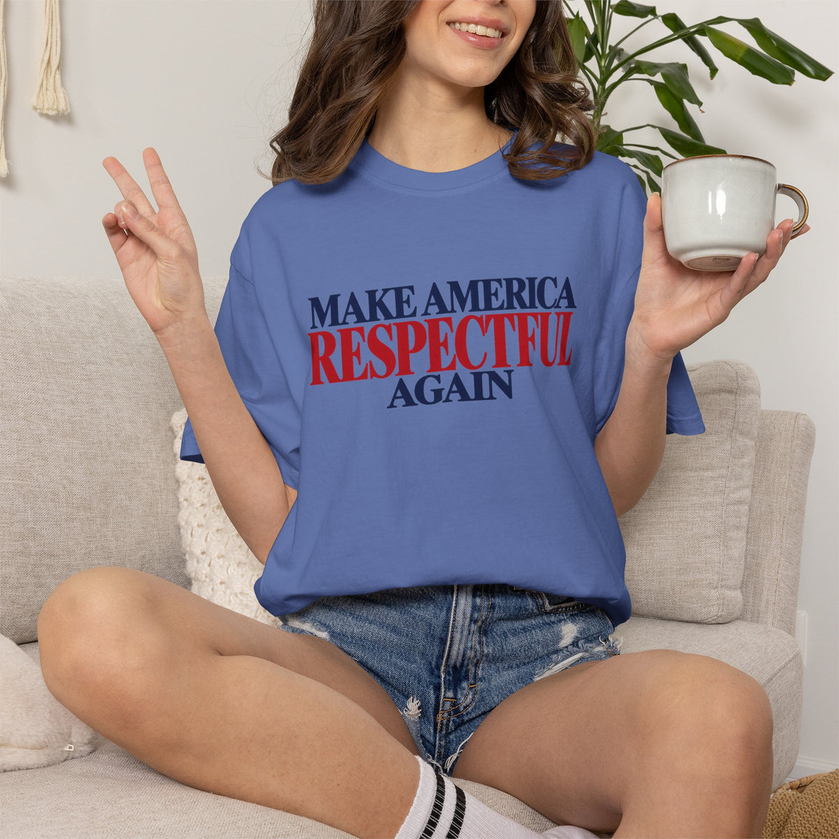 Make America Respectful Again Shirt, Respect Over Hate Tee, Patriotic Unity T-Shirt, Comfort Colors Unisex Kindness Shirt