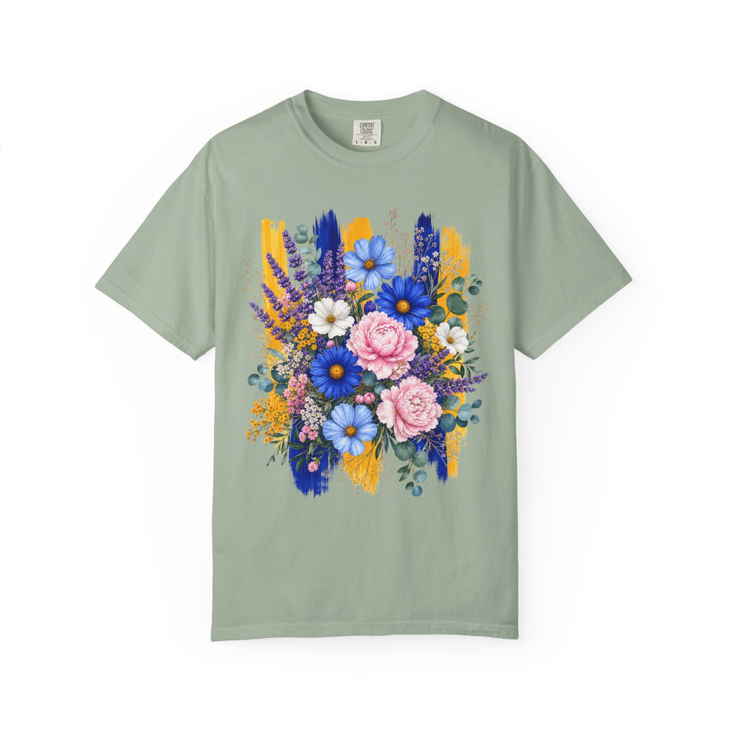 Floral Brushstroke Bouquet T Shirt