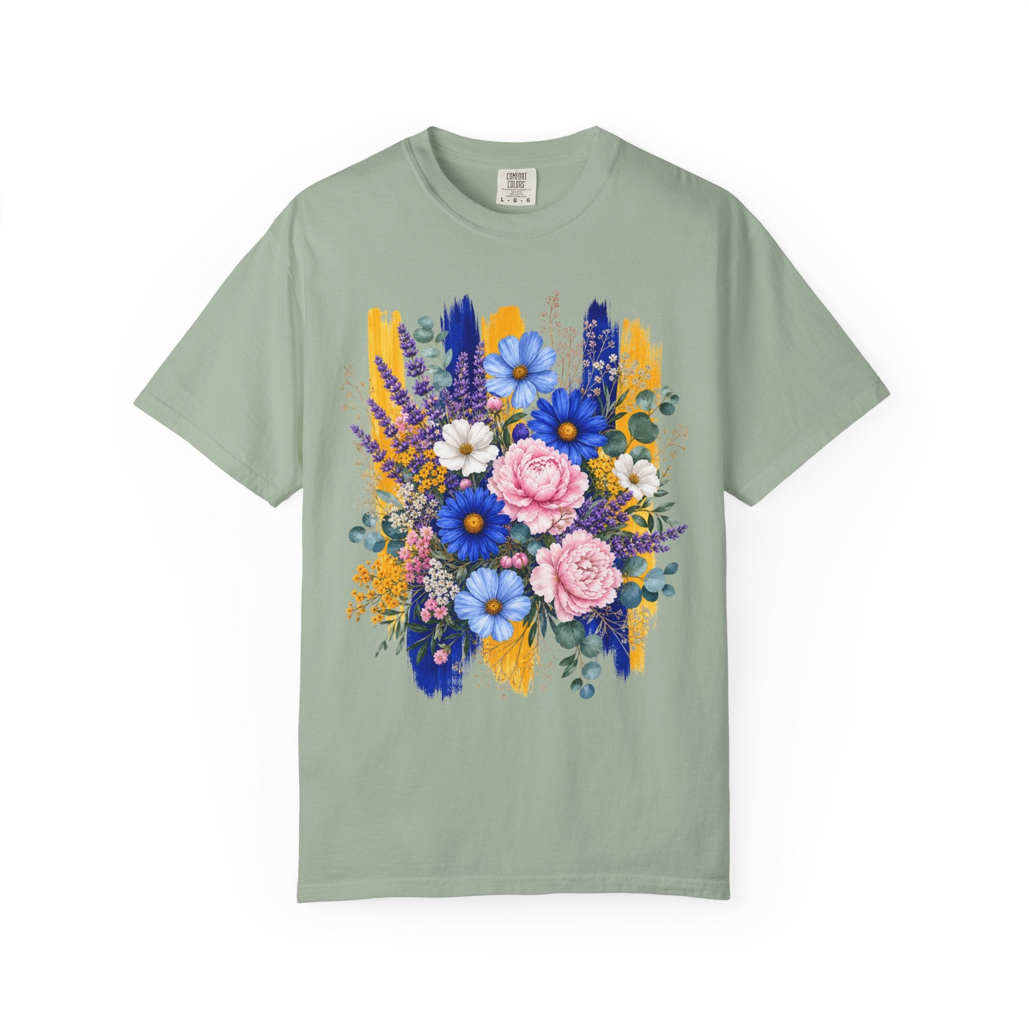 Floral Brushstroke Bouquet T Shirt
