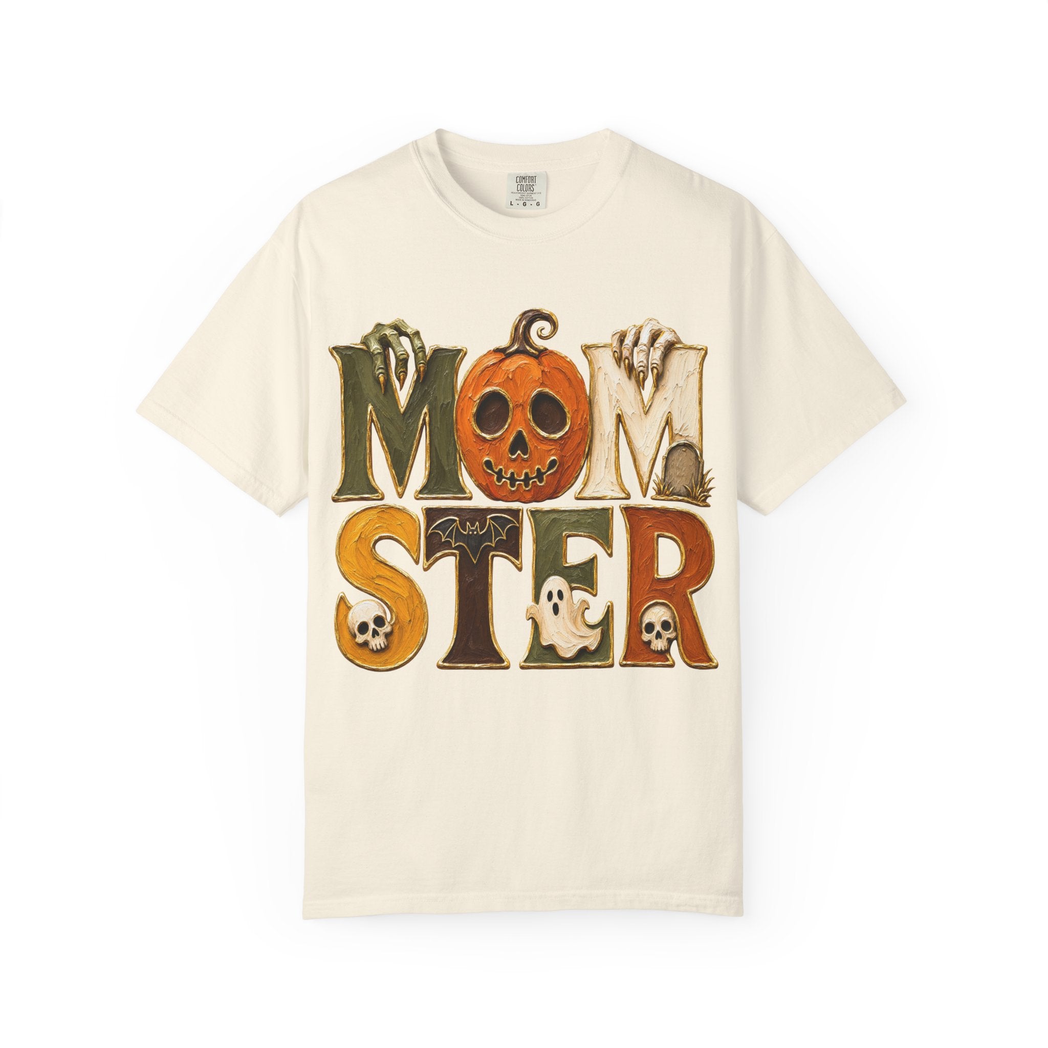 Momster Halloween T Shirt Cute Spooky Mom Graphic Tee