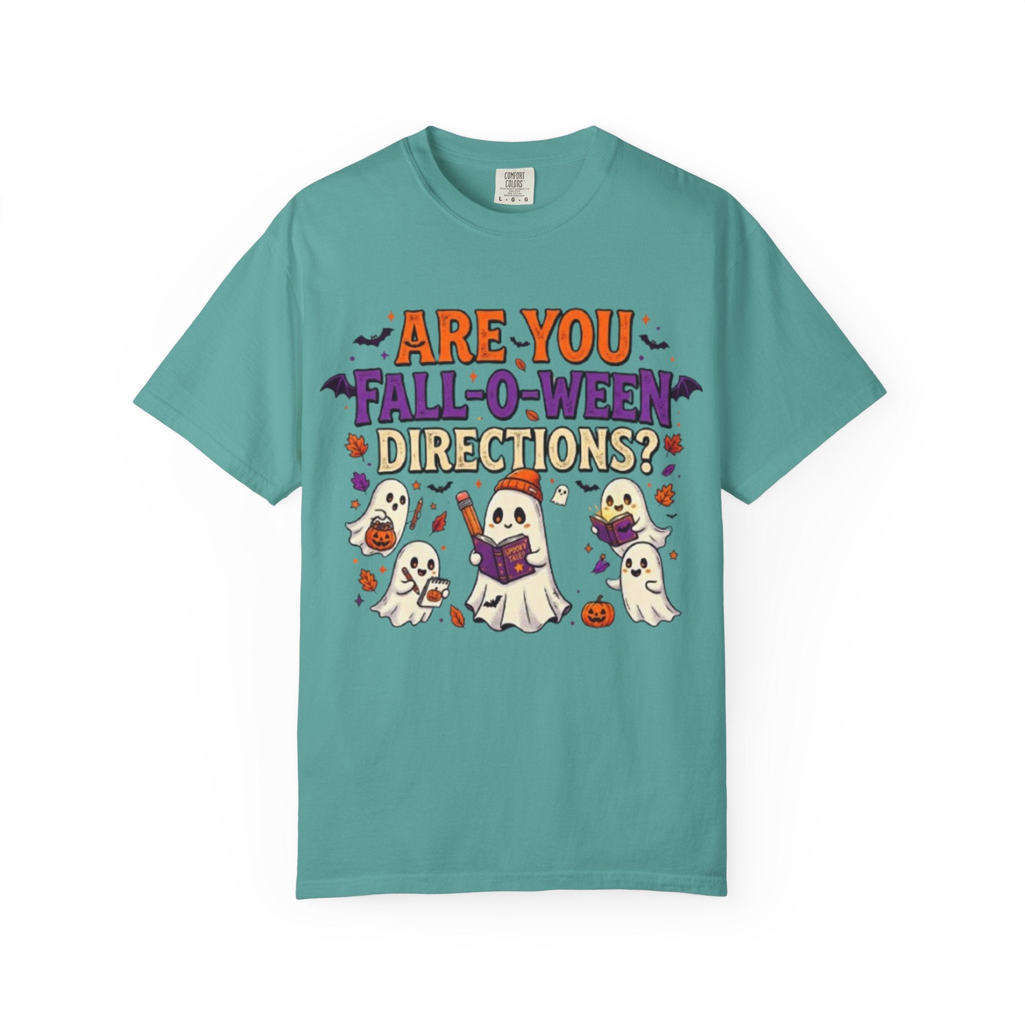 Are You Fall-O-Ween Directions? Halloween Ghosts Graphic T-Shirt