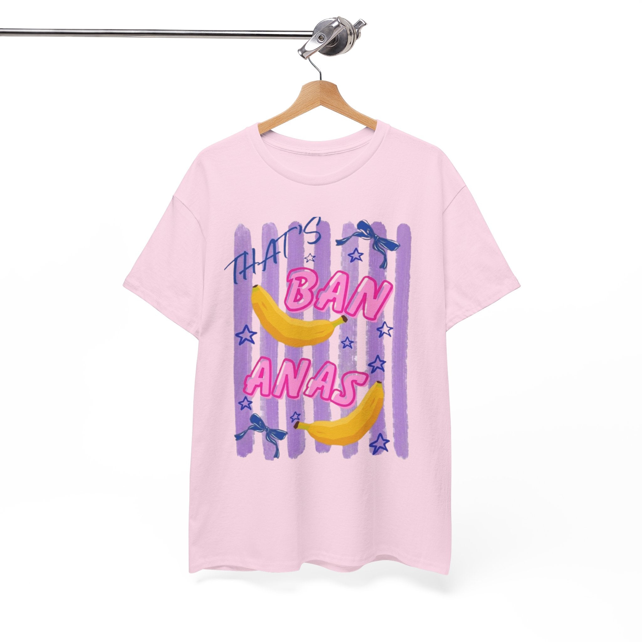 Bananas Graphic Tee — Playful Retro Banana Design with 'Ban Anas' Text