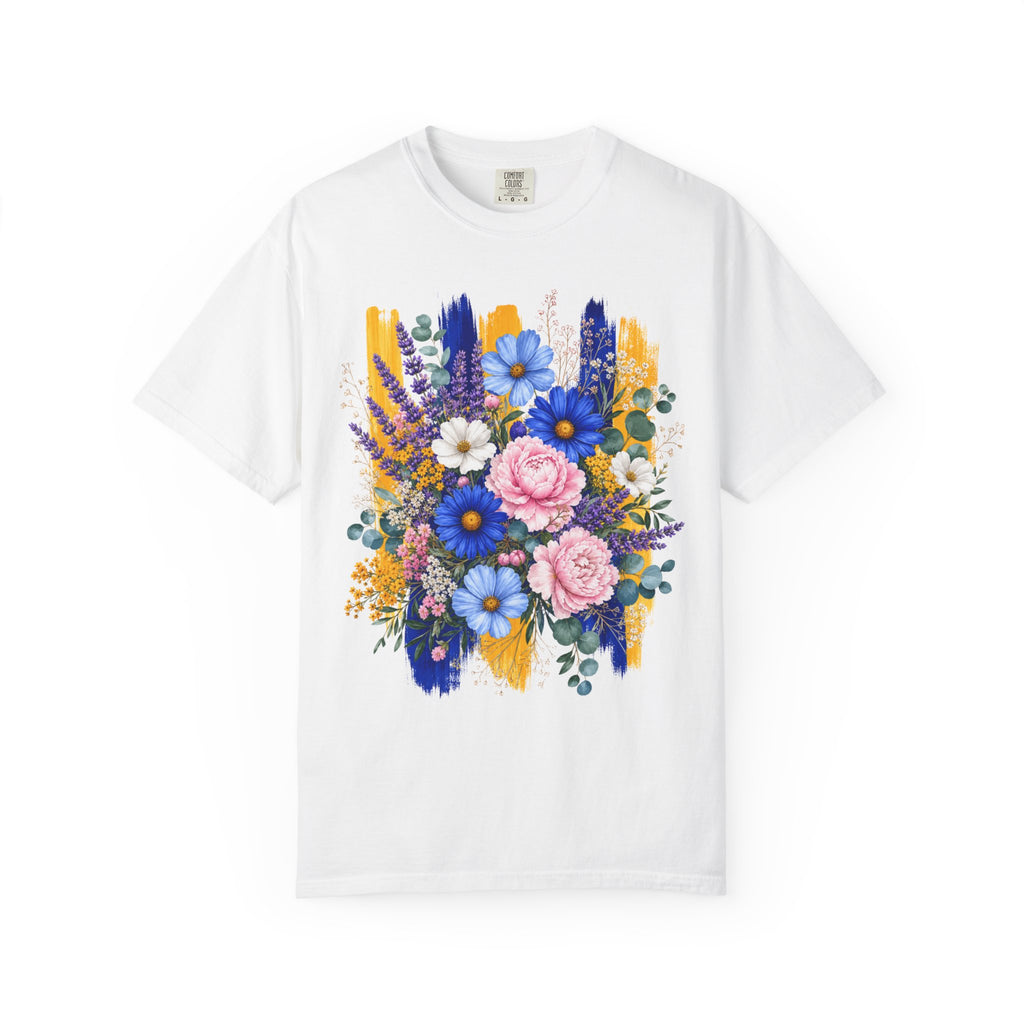 Floral Brushstroke Bouquet T Shirt