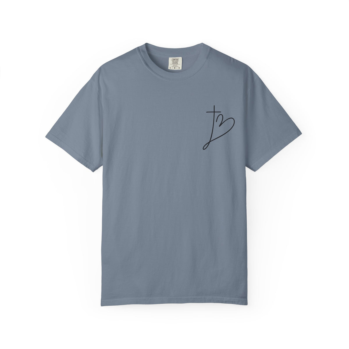 T-Shirt  Stronger Than the Storm Script Chest and Back Tee