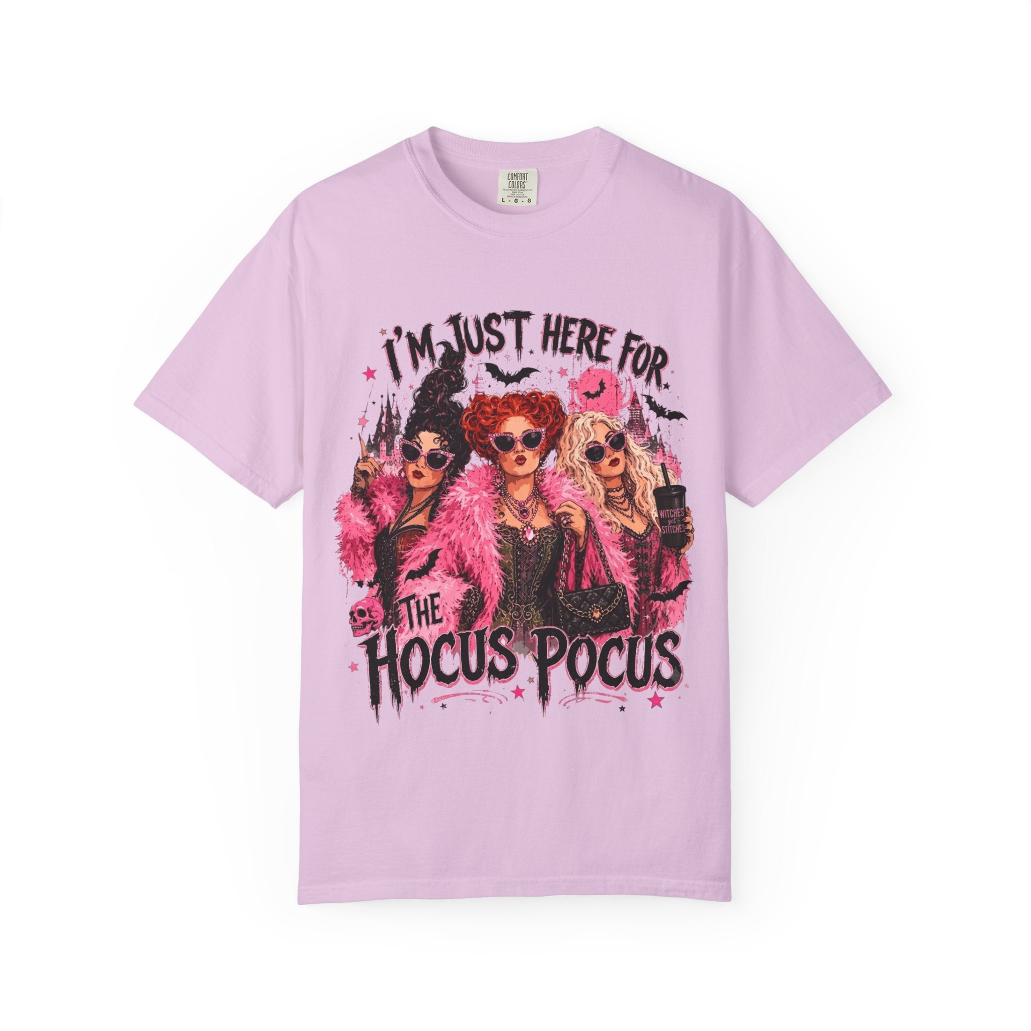 Hocus Pocus Graphic T Shirt Im Just Here for the Hocus Pocus Halloween Tee