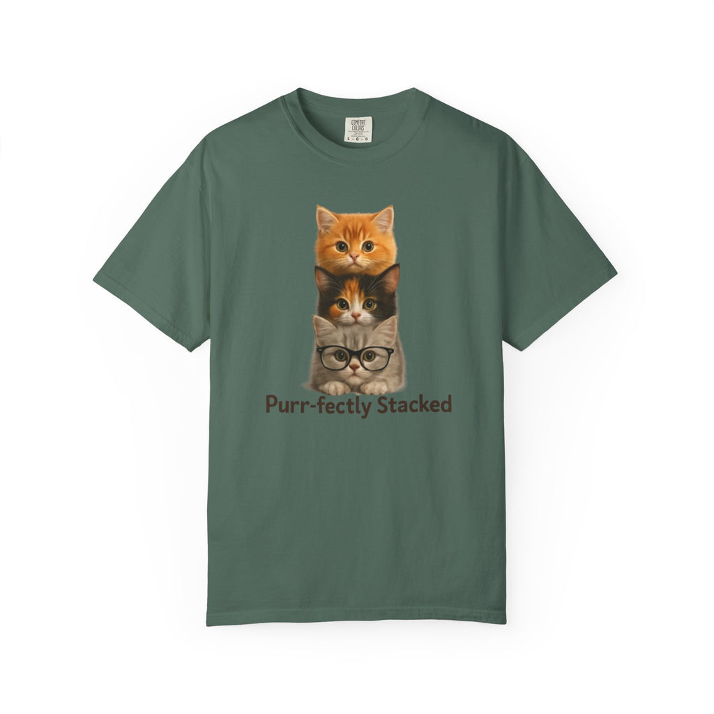 Purr fectly Stacked Cat T Shirt