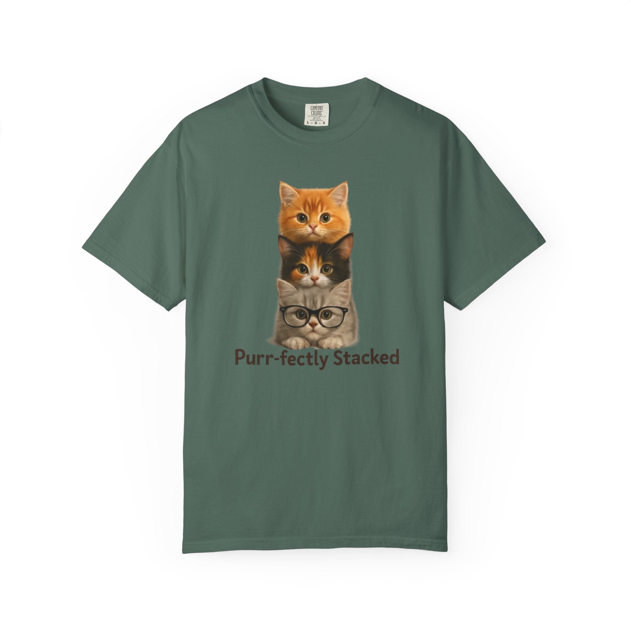 Purr fectly Stacked Cat T Shirt