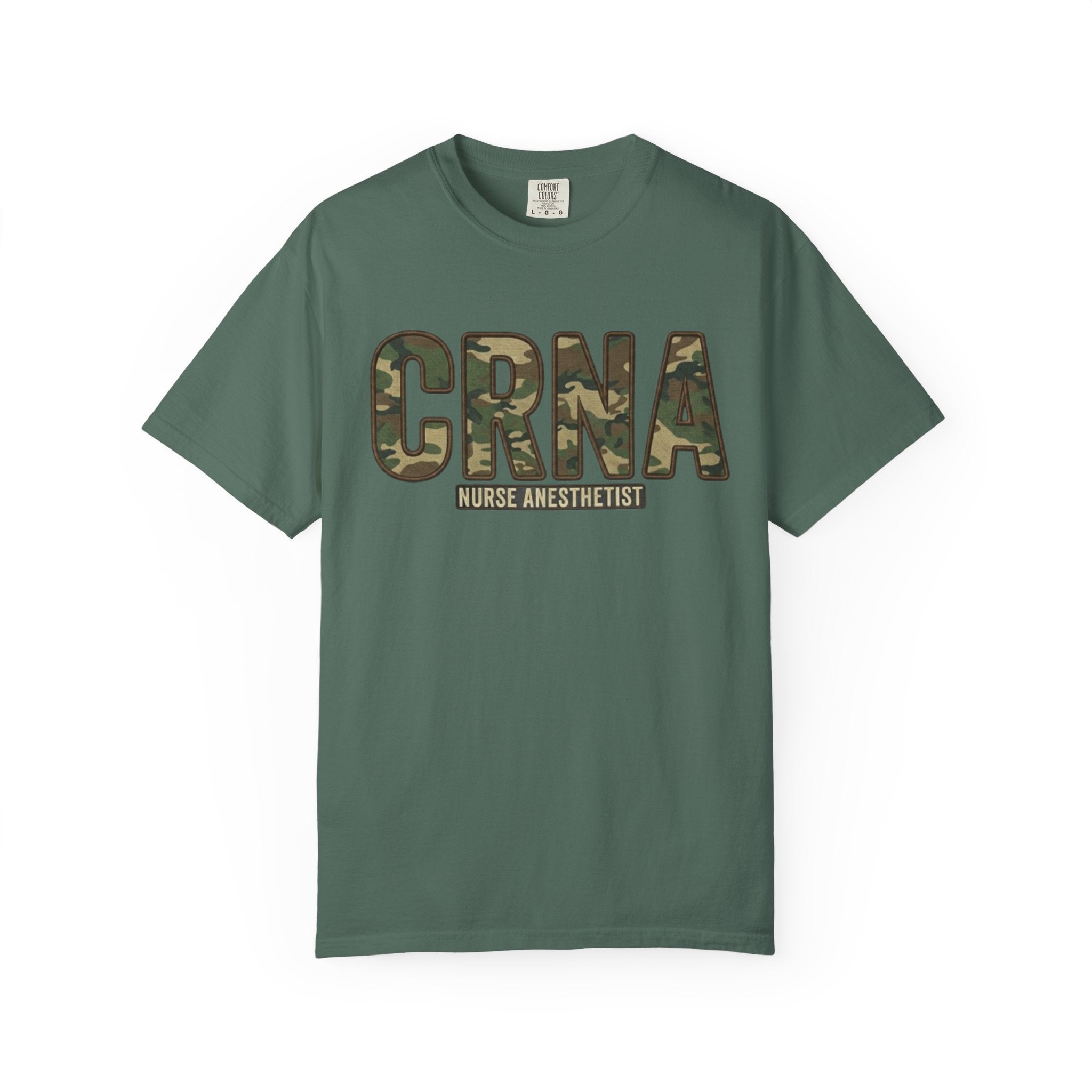 CRNA Camo T-Shirt — Nurse Anesthetist Military Style
