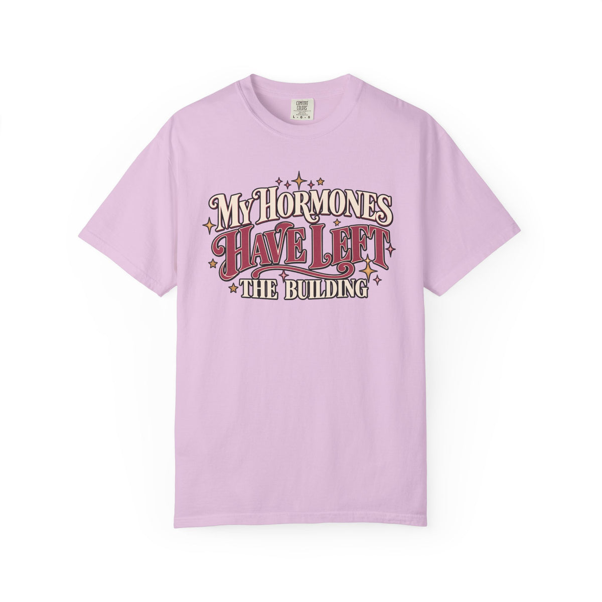 Funny Menopause Shirt, My Hormones Have Left the Building Tee, Hormone Humor T-Shirt, Menopause Gift for Women, Women Over 40 50 Shirt