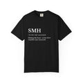 SMH Classic White T Shirt Unisex Garment Dyed Crew Tee