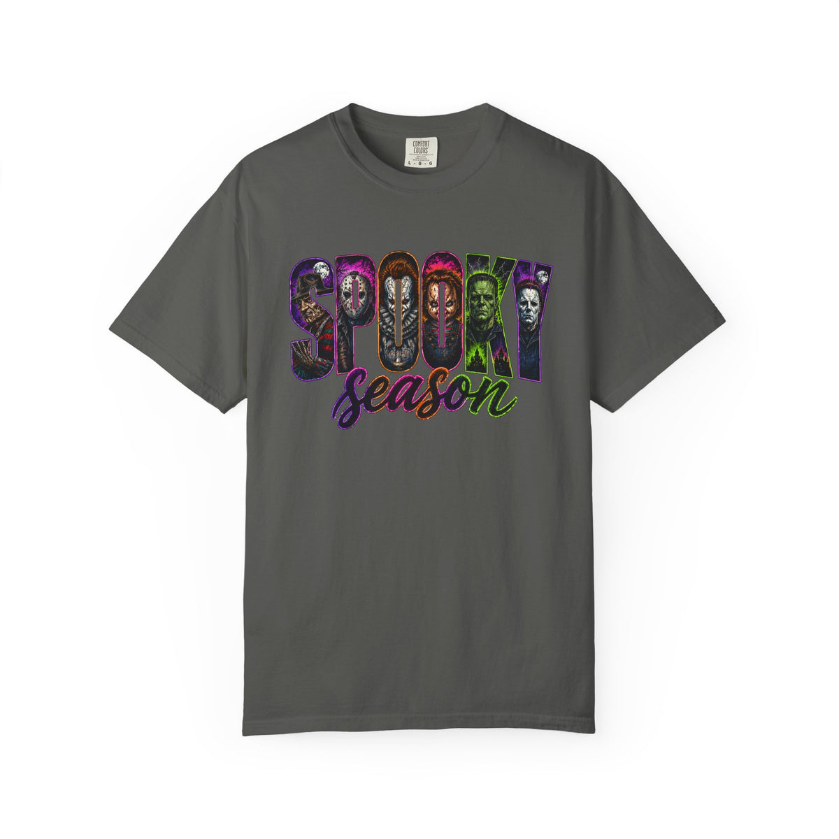 Spooky Season Tee Shirt Halloween Vintage Horror Graphic