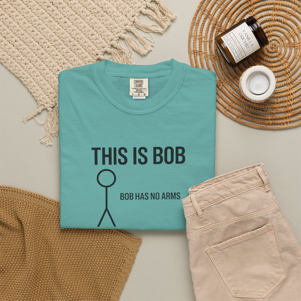 Bob Knock Knock T Shirt Funny Stick Figure This Is Bob Graphic Tee