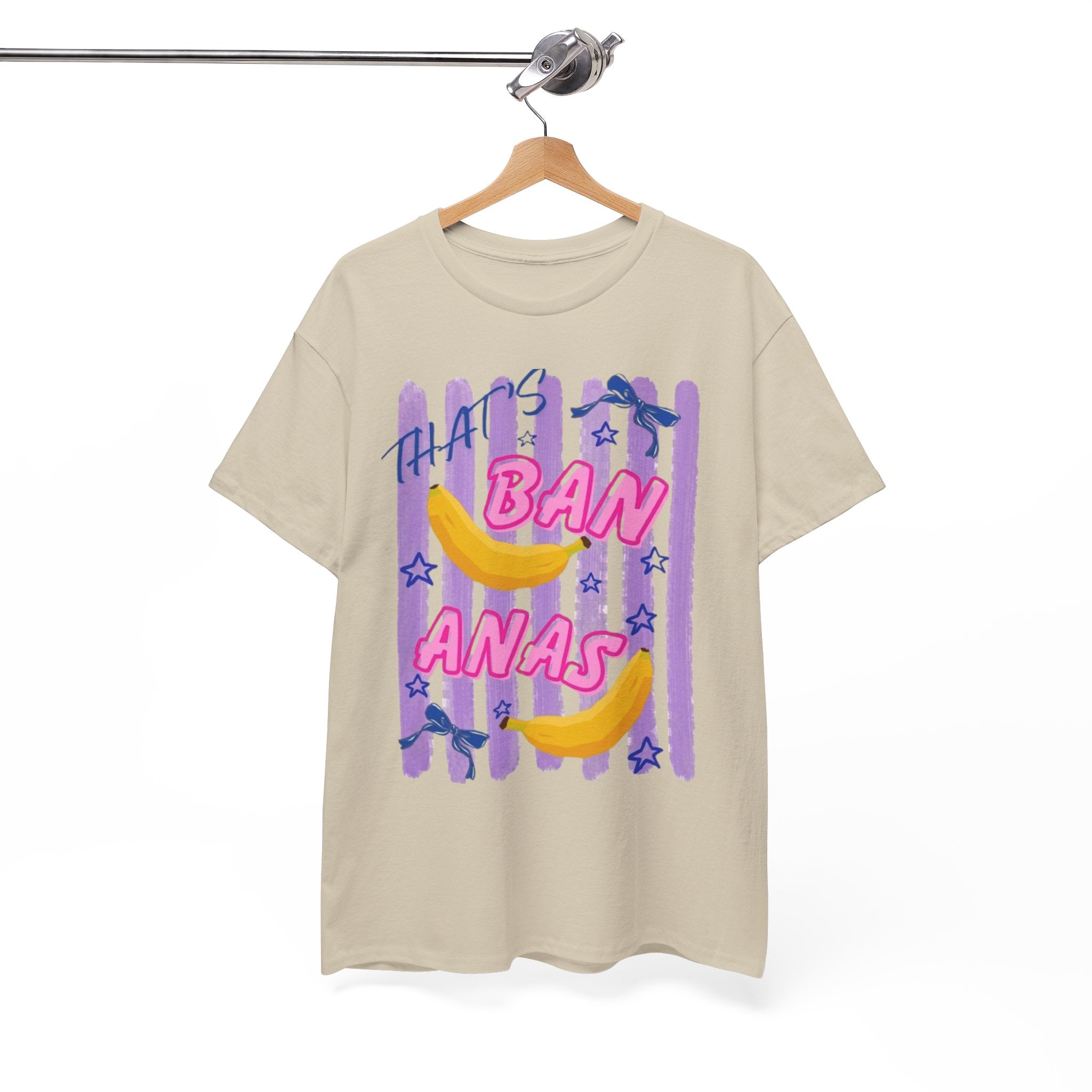 Bananas Graphic Tee — Playful Retro Banana Design with 'Ban Anas' Text