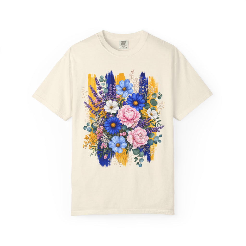 Floral Brushstroke Bouquet T Shirt