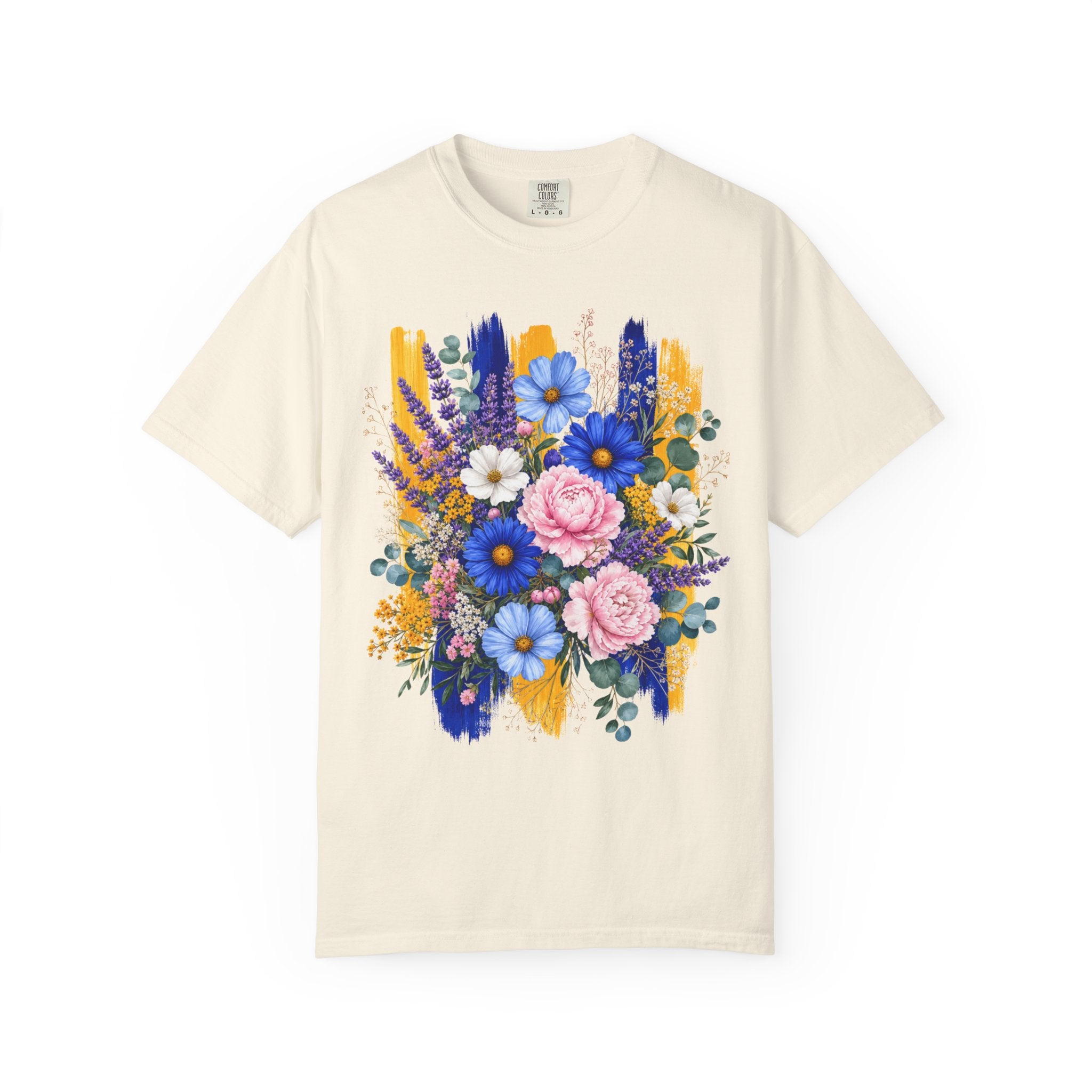 Floral Brushstroke Bouquet T Shirt