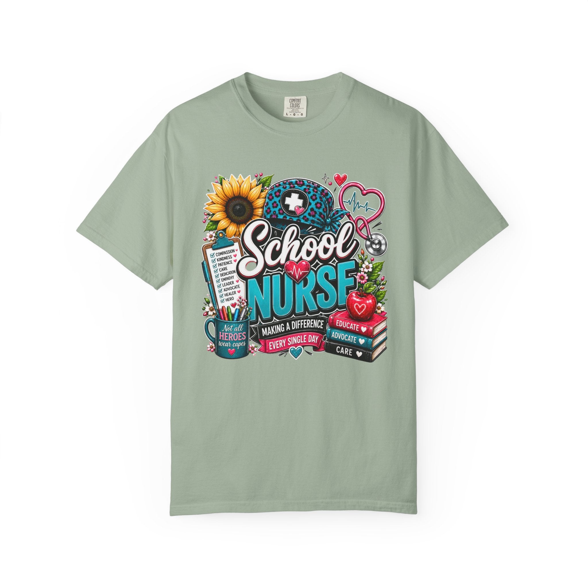 School Nurse T Shirt Making a Difference Graphic Tee