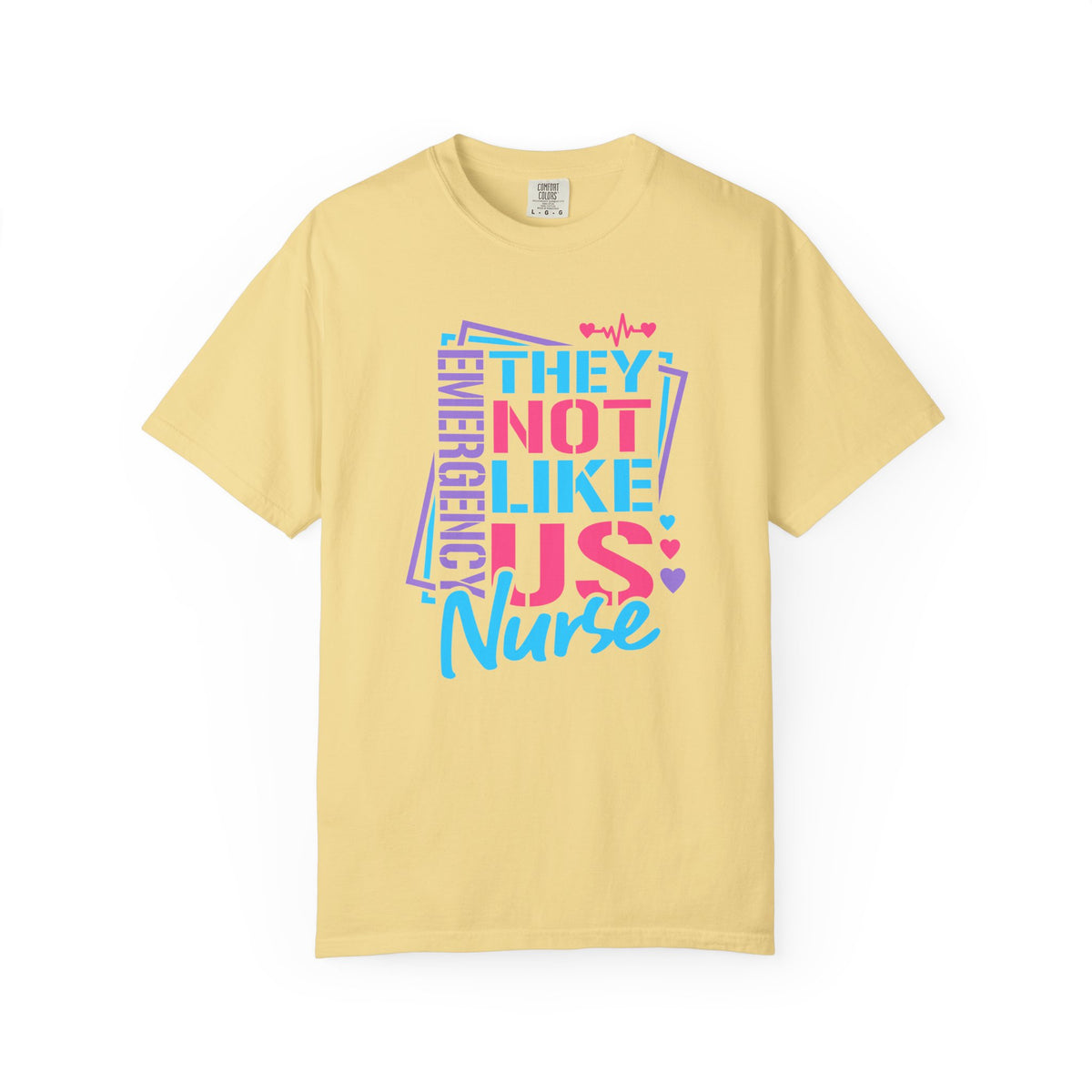 Emergency Nurse Shirt, They Not Like Us Nurse Tee, Funny ER Nurse Gift, Emergency Room Nurse T-Shirt, Healthcare Worker Gift