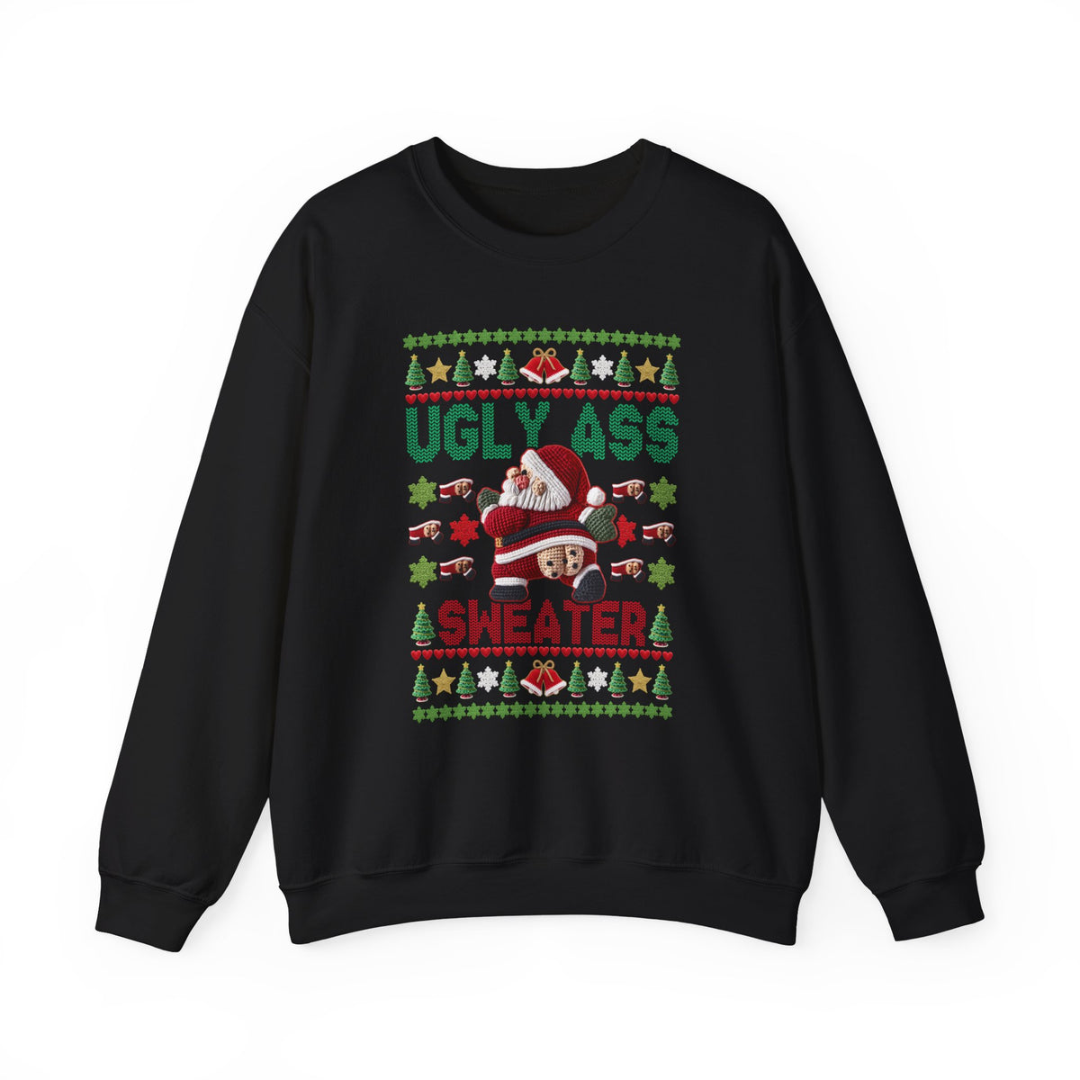 Funny Ugly Christmas Sweater, Ugly Ass Sweater Sweatshirt, Sarcastic Christmas Shirt, Adult Holiday Party Outfit, Gag Gift