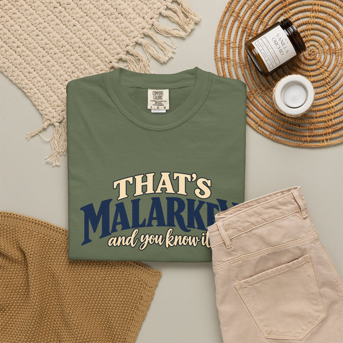 Thats Malarkey and you know it T Shirt | Slang Tee