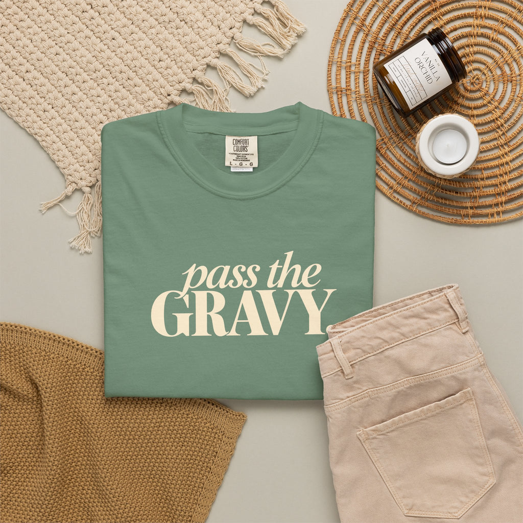 Pass the Gravy Tee shirt | Thanksgiving slogan tee, Funny Thanksgiving Tee, His and Hers Thanksgiving Shirts, Couples Thanksgiving  Shirt