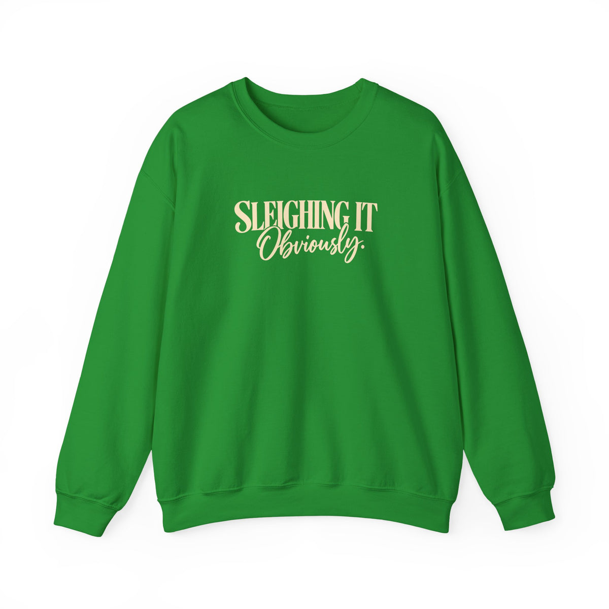 Sleighing It Obviously Crewneck Sweatshirt