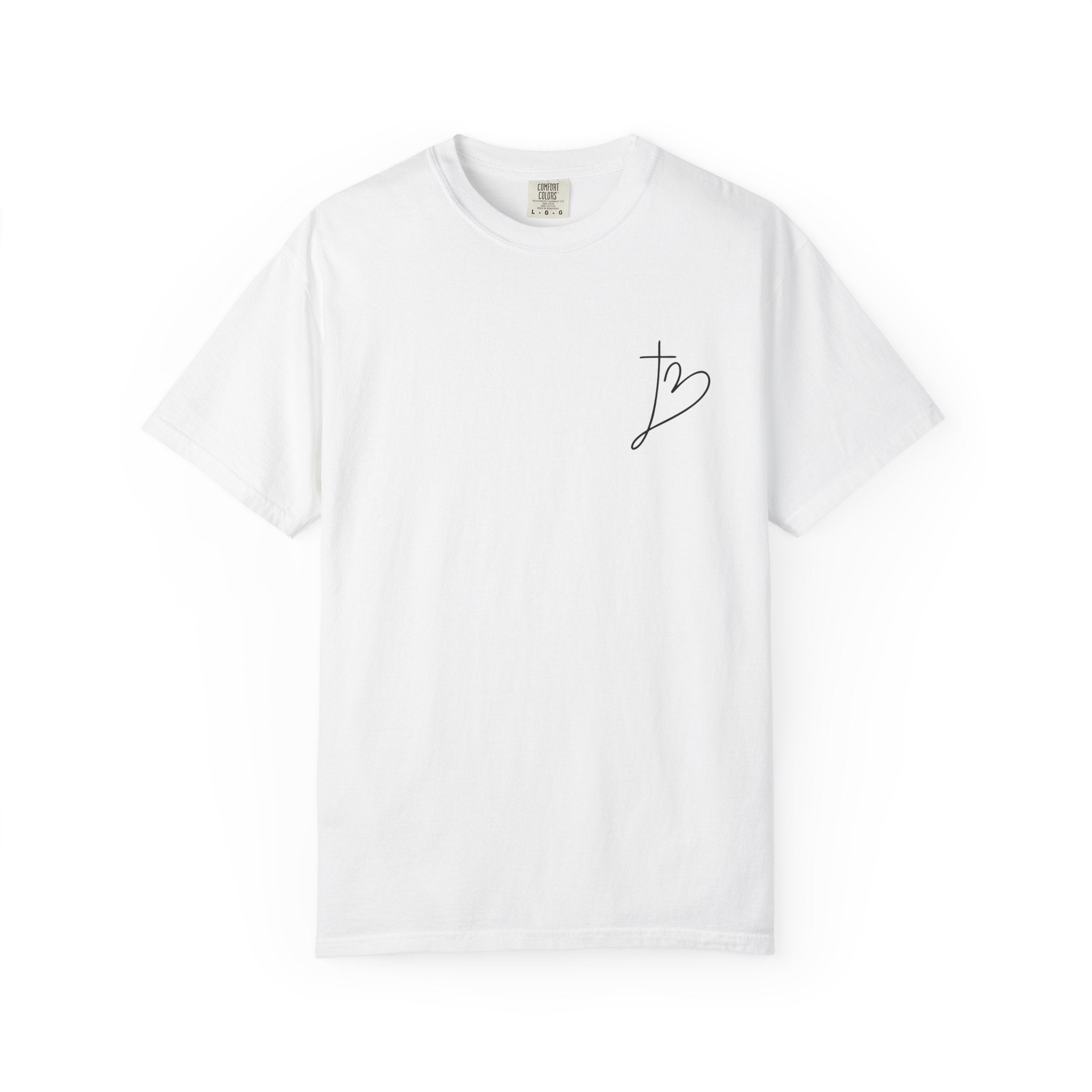 T-Shirt  Stronger Than the Storm Script Chest and Back Tee