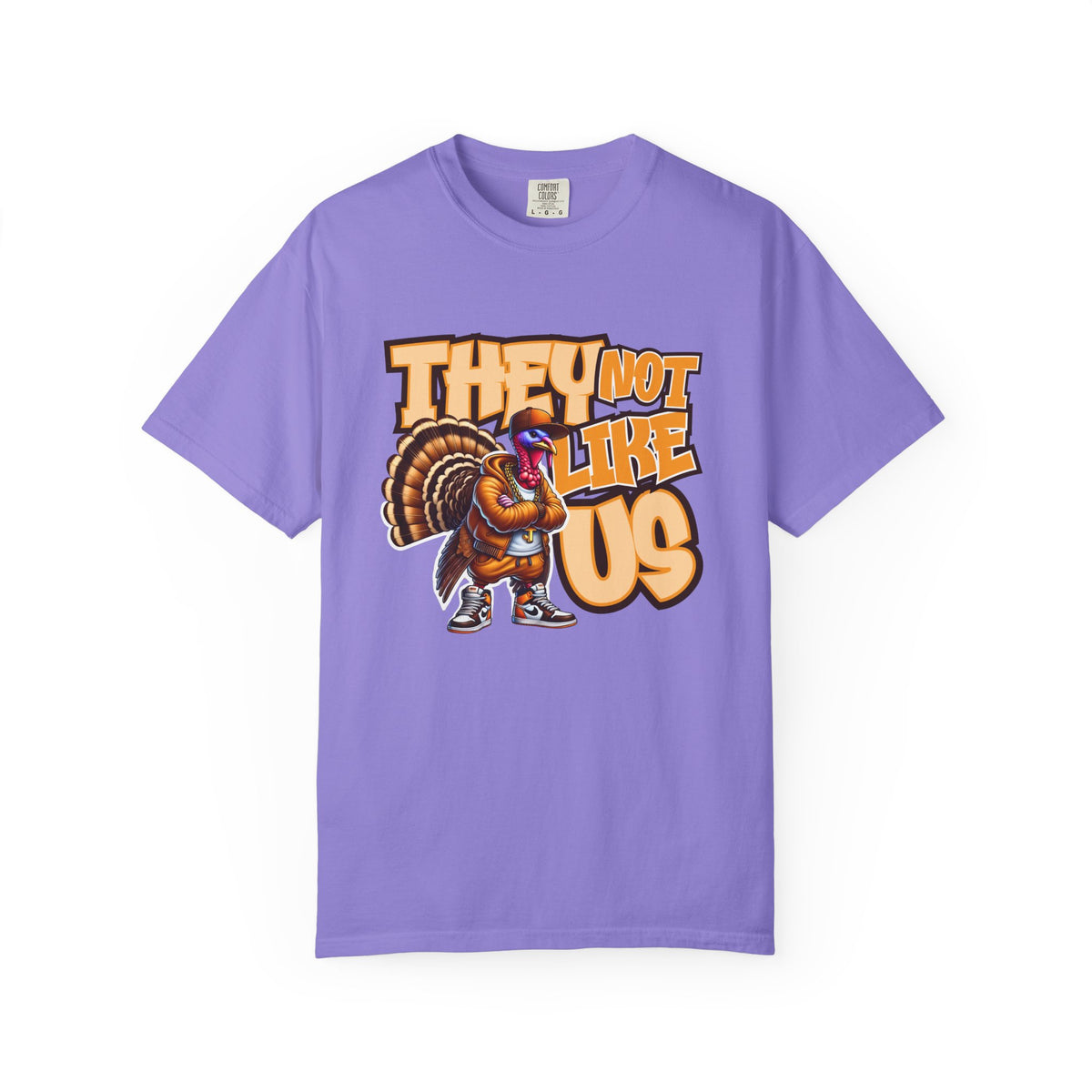 They Not Like Us Turkey Tee Shirt Funny Thanksgiving Graphic Tee